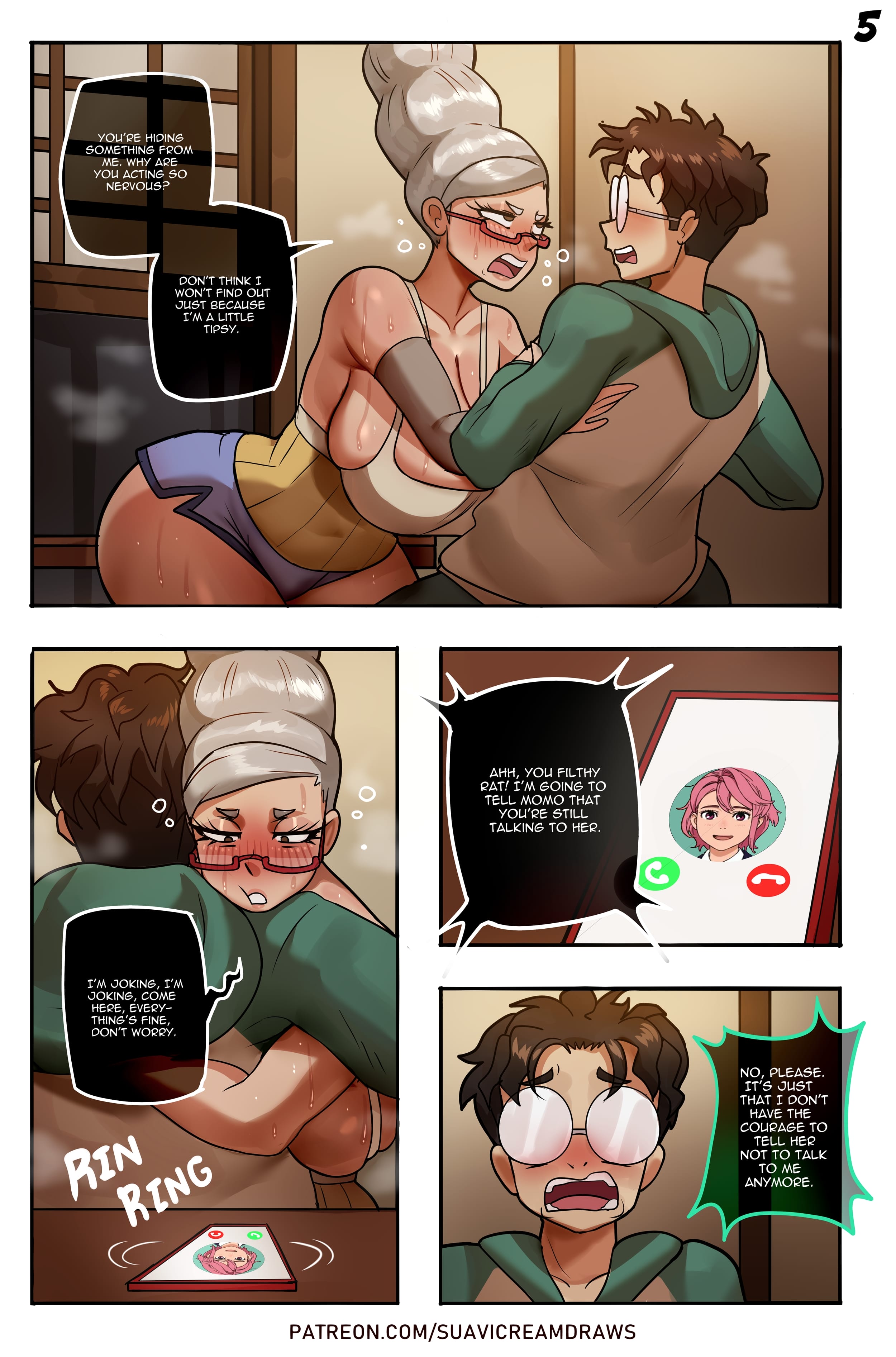 Grandma’s approval (DanDaDan) [Suavi-Cream] 1 . Grandma's approval - Chapter 1 (DanDaDan) [Suavi-Cream] – page 6