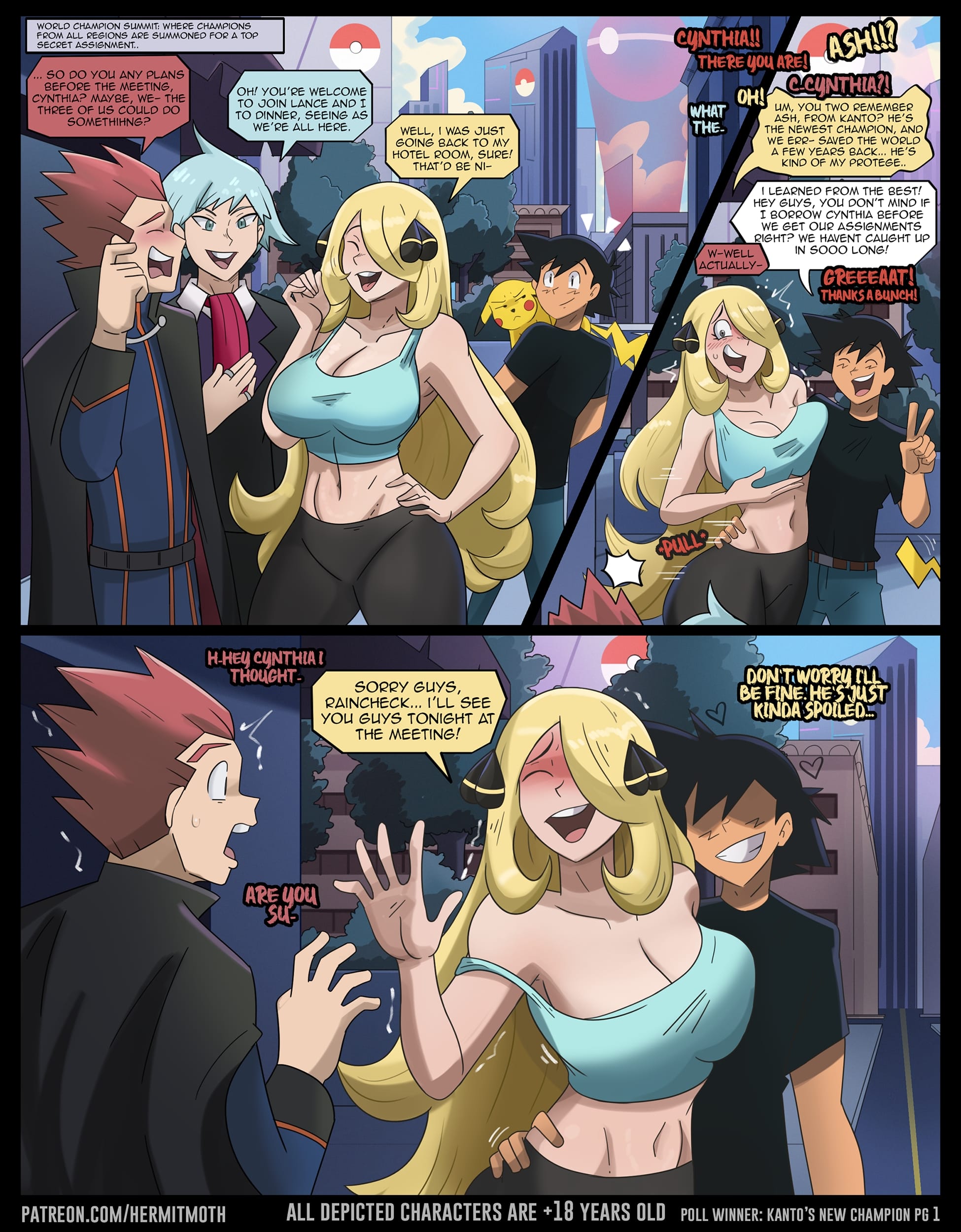 Kanto’s New Champion (Pokemon) [Hermit Moth] 1 . Kanto's New Champion - Chapter 1 (Pokemon) [Hermit Moth] – page 1