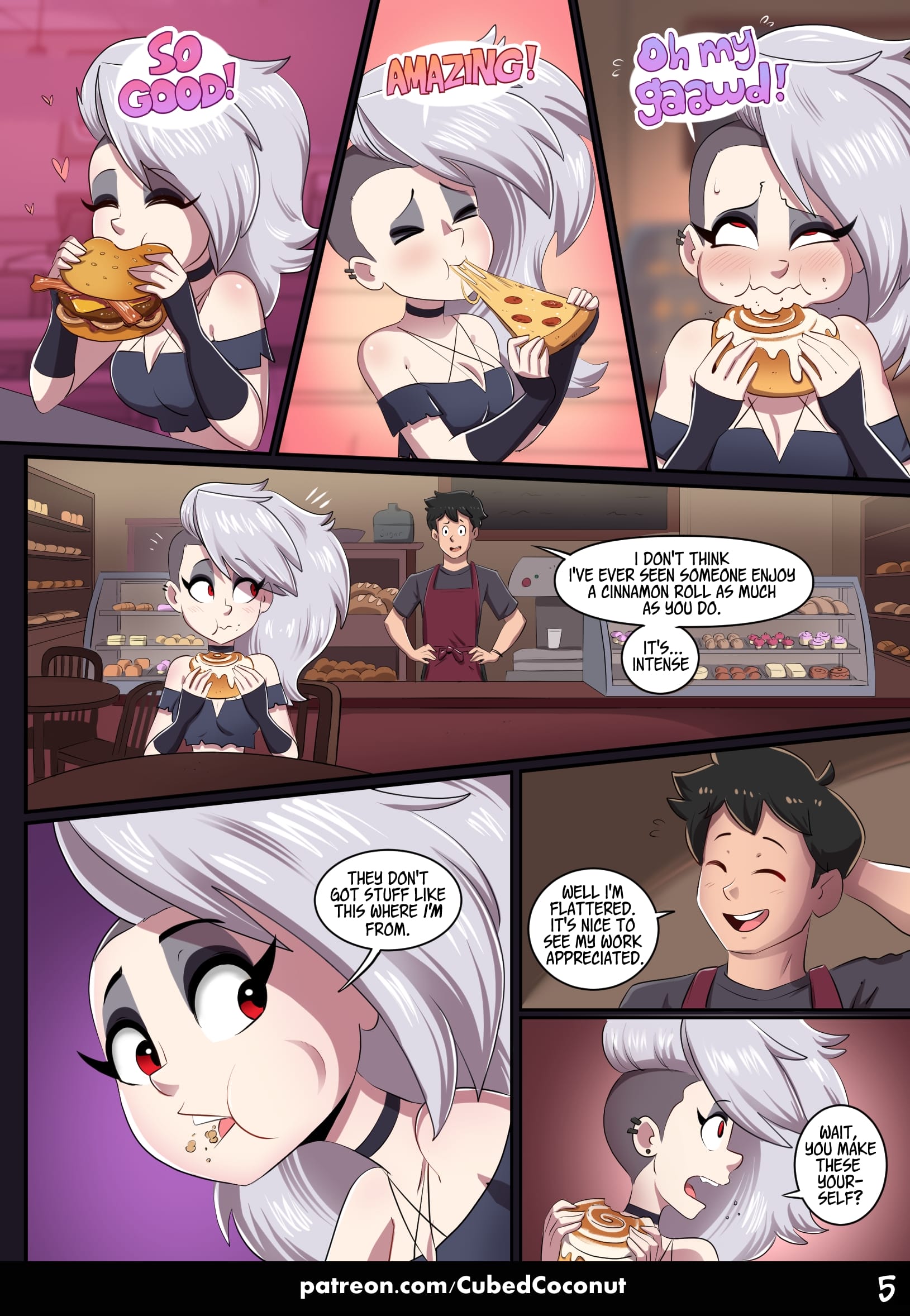 The Human and the Hellhound (Helluva Boss) [CubedCoconut] 1 . The Human and the Hellhound - Chapter 1 (Helluva Boss) [CubedCoconut] – page 5