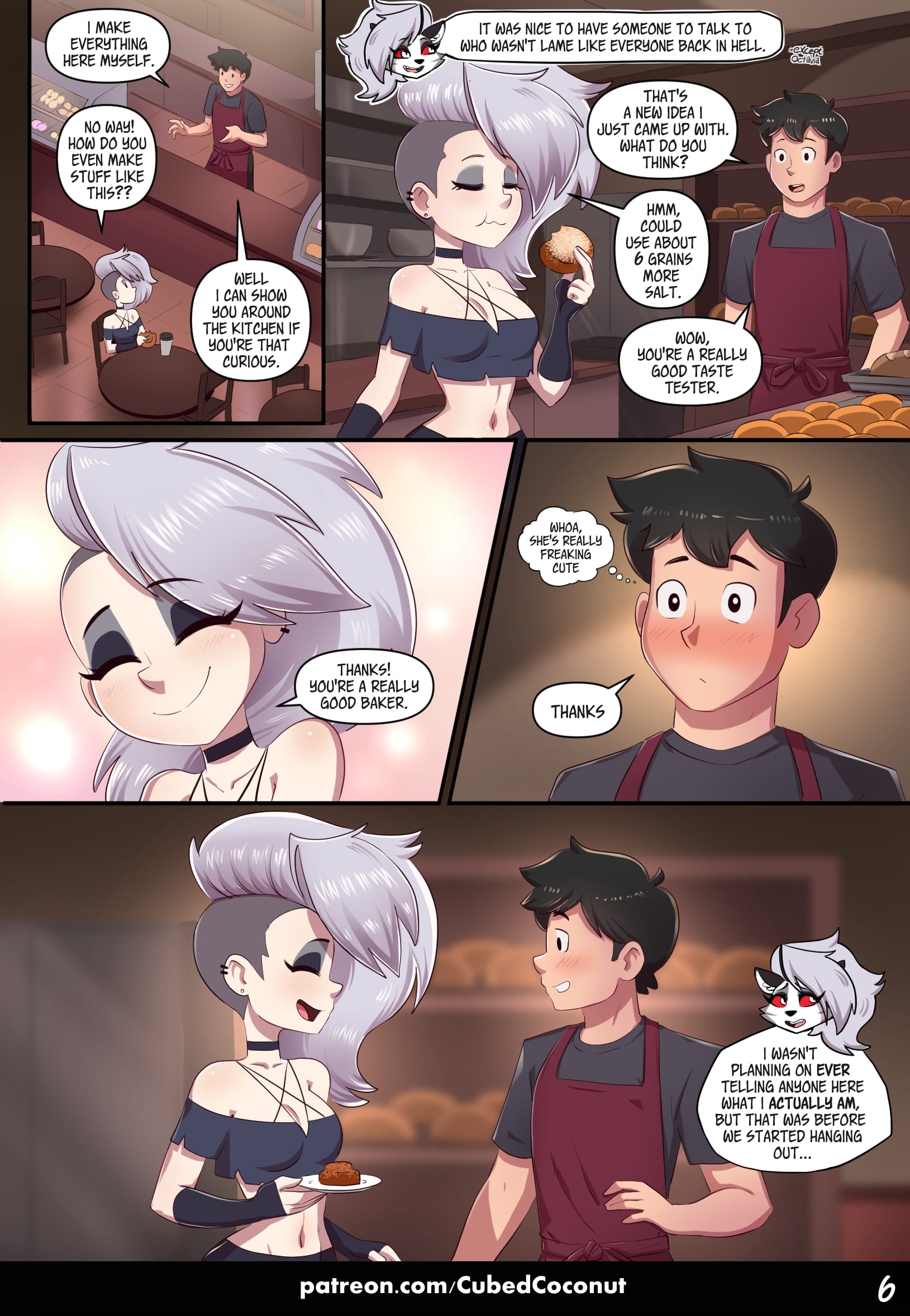 The Human and the Hellhound (Helluva Boss) [CubedCoconut] 1 . The Human and the Hellhound - Chapter 1 (Helluva Boss) [CubedCoconut] – page 6