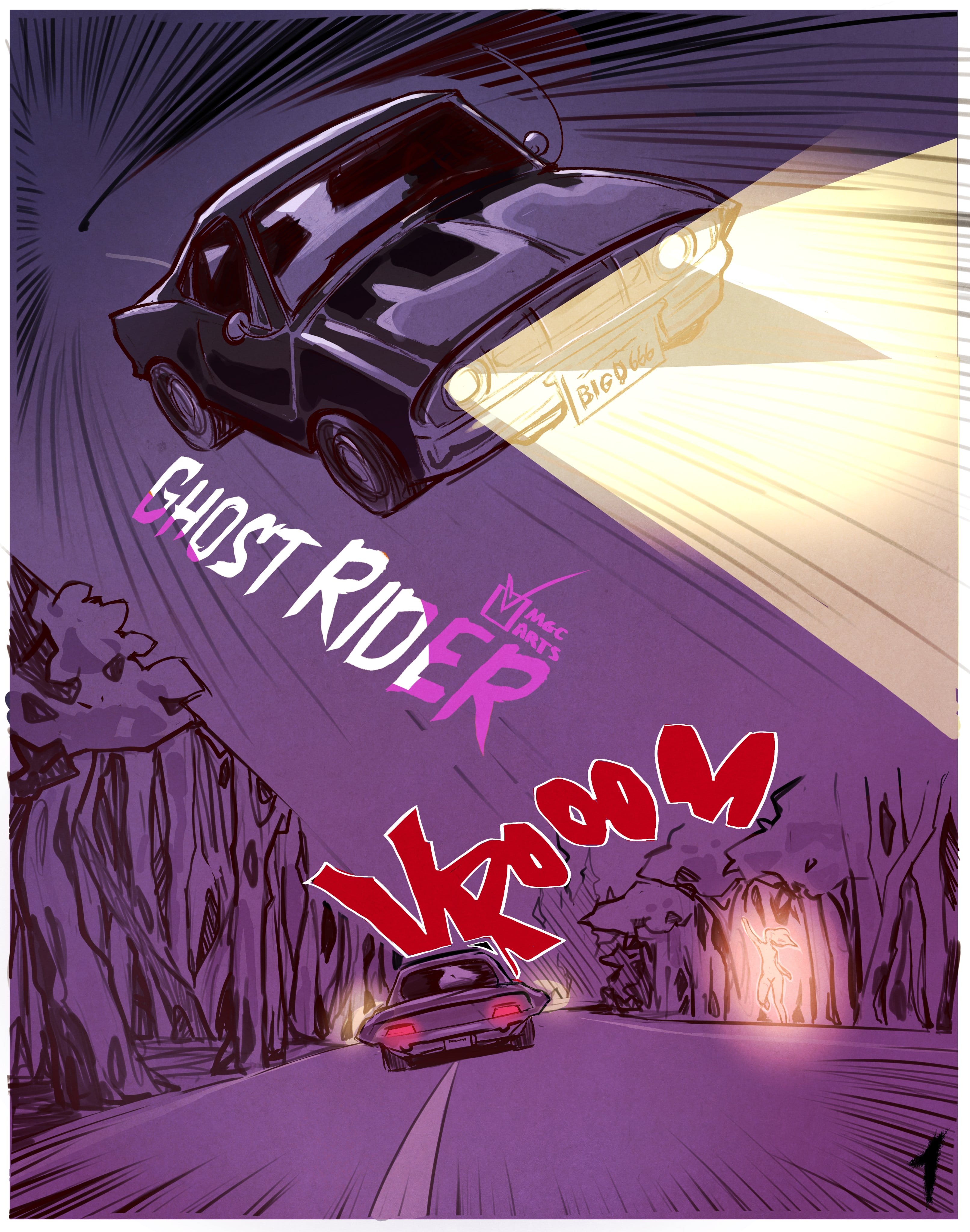 Ghost Rider [MagicMoons Arts] 1 . Ghost Rider - Chapter 1 [MagicMoons Arts] – page 1