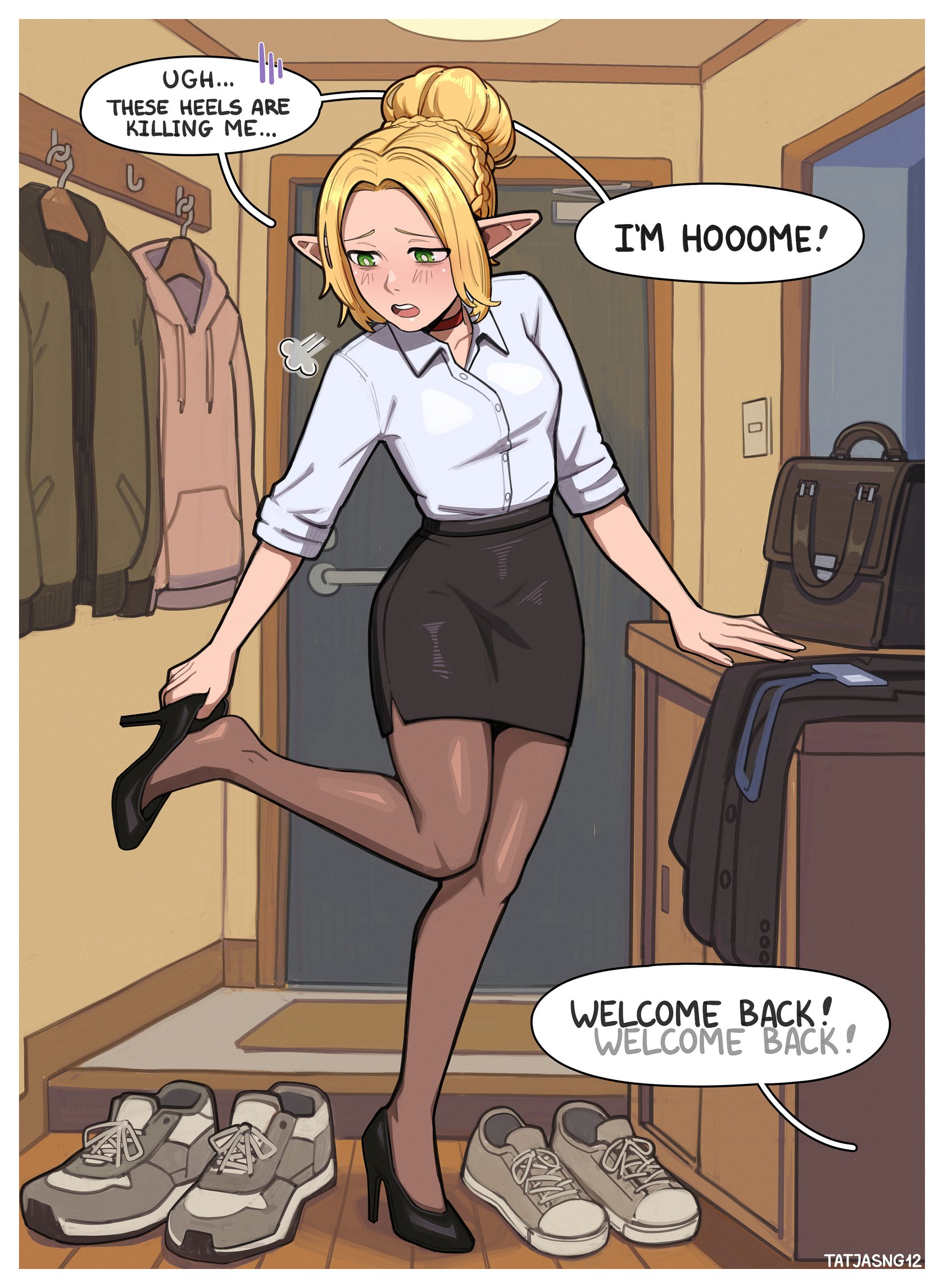 Office Elf Wife comic porn Office Elf Wife Chapter 1 – page 2