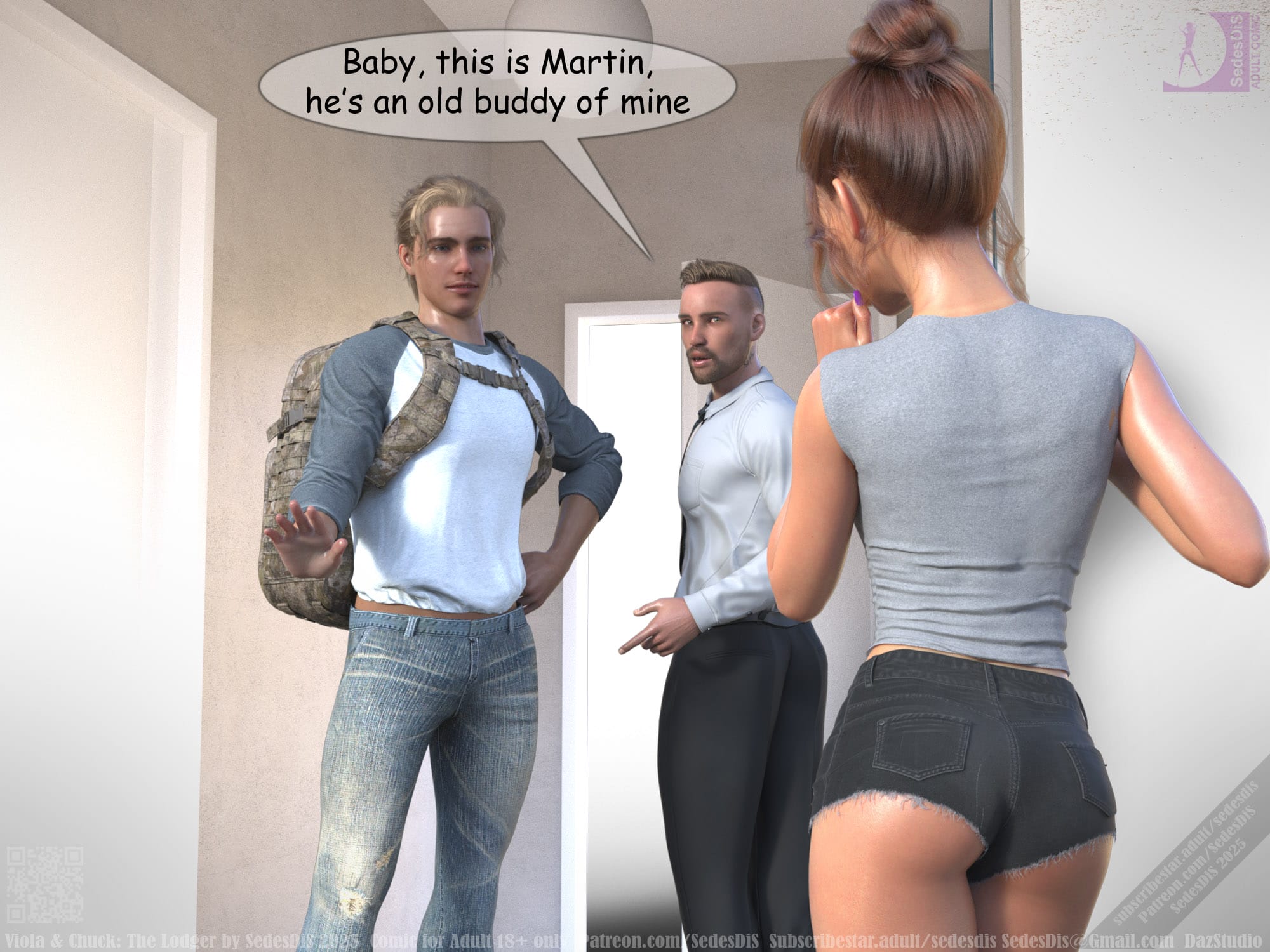 Viola &amp; Chuck – The Lodger [SedesDiS] 1 . Viola & Chuck - The Lodger - Chapter 1 [SedesDiS] – page 7