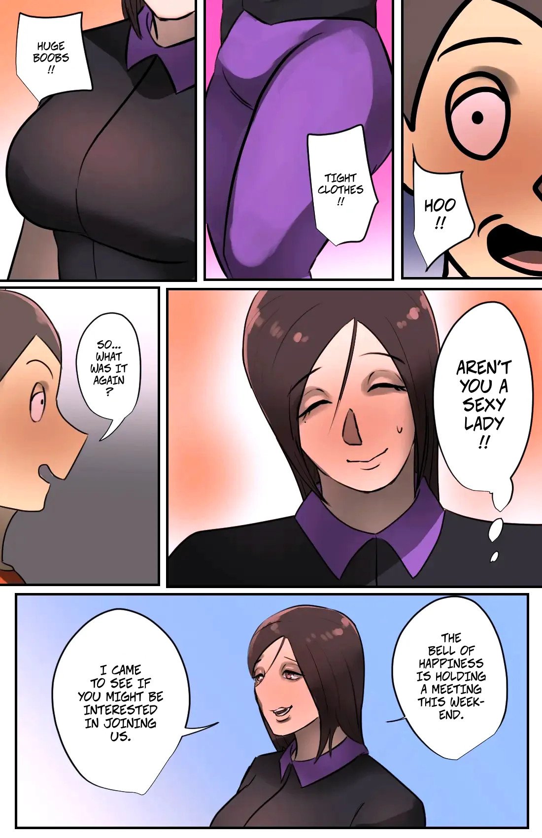 [Chotto B-Sen] A Saleswoman Interrupted Me While I Was Jerking-Off — Genkan o Aketara Iru Kanyuu Oba-san comic porn [Chotto B-Sen] A Saleswoman Interrupted Me While I Was Jerking-Off — Genkan o Aketara Iru Kanyuu Oba-san [Colorized] Chapter 1 – page 5