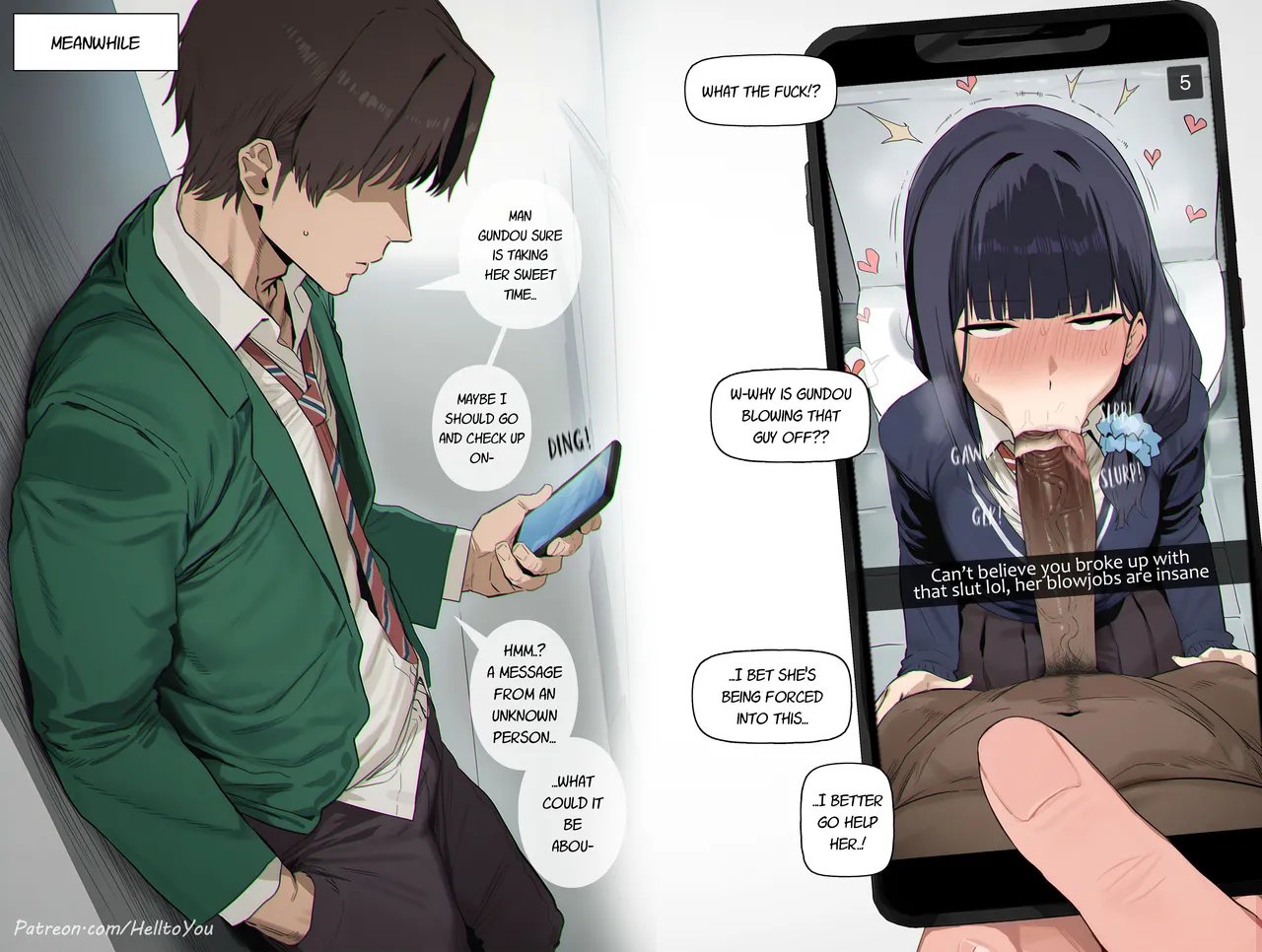 Misuzu Blowjob NTR comic porn Misuzu Blowjob NTR Chapter 1 – page 3