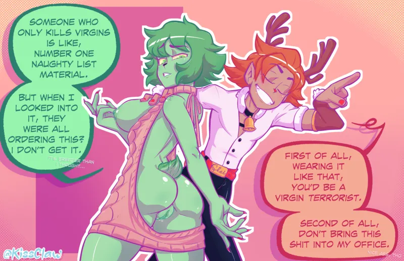 Holiday Hi-Jinks – Grinch & Santa – page 31