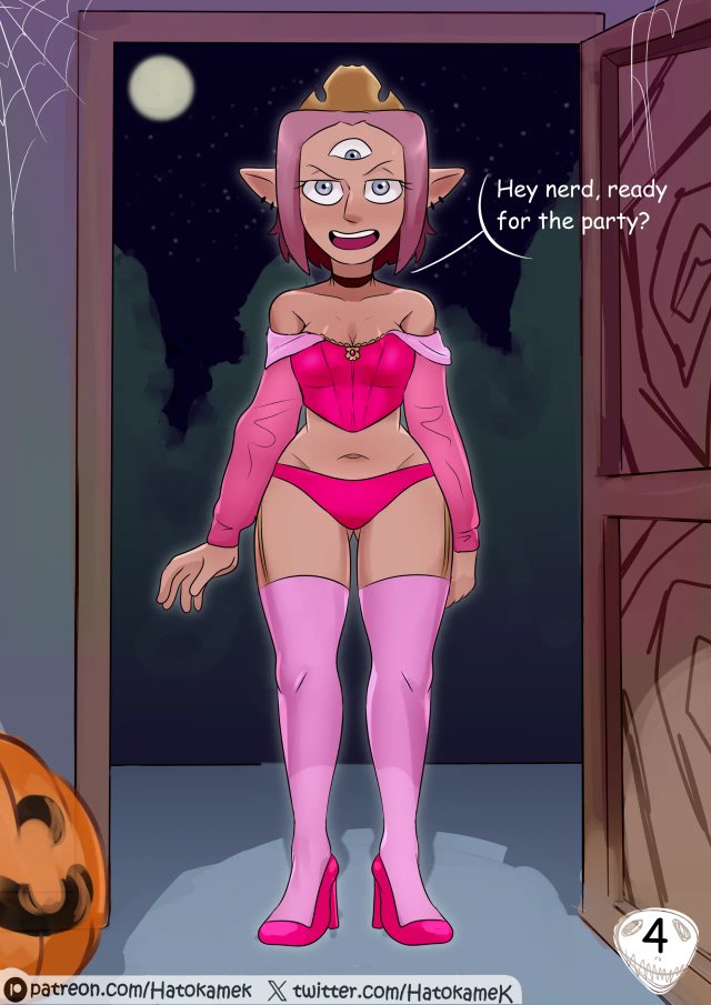 Girls at a Halloween Party The Owl House – page 4