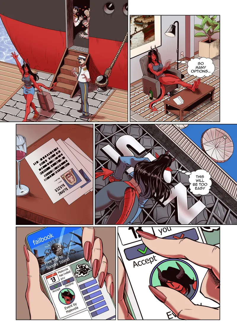 Malevola’s Vacation 1 – page 13