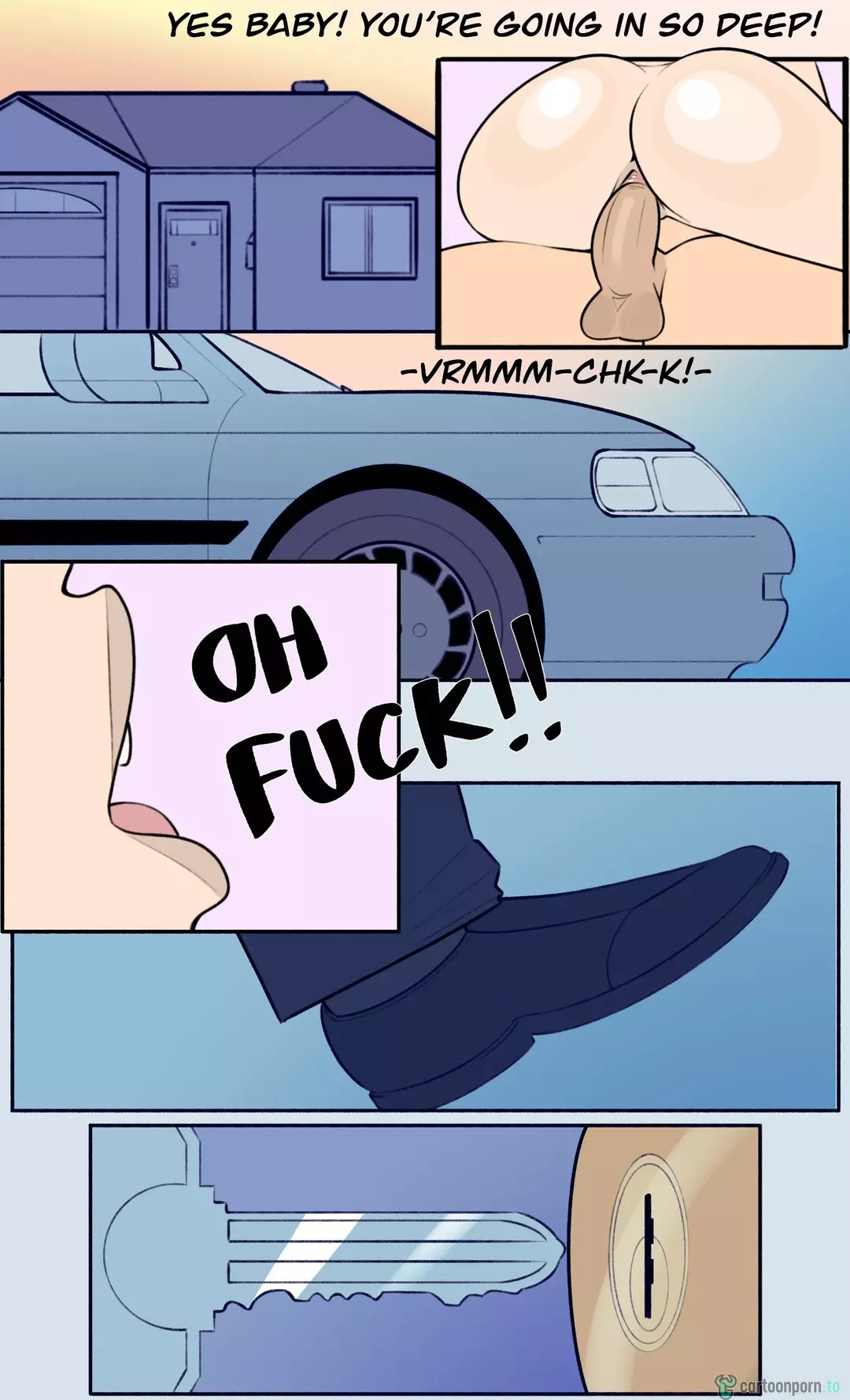 Lisa & James - The Week Together Audio Porn Comic Chapter 2 – page 2
