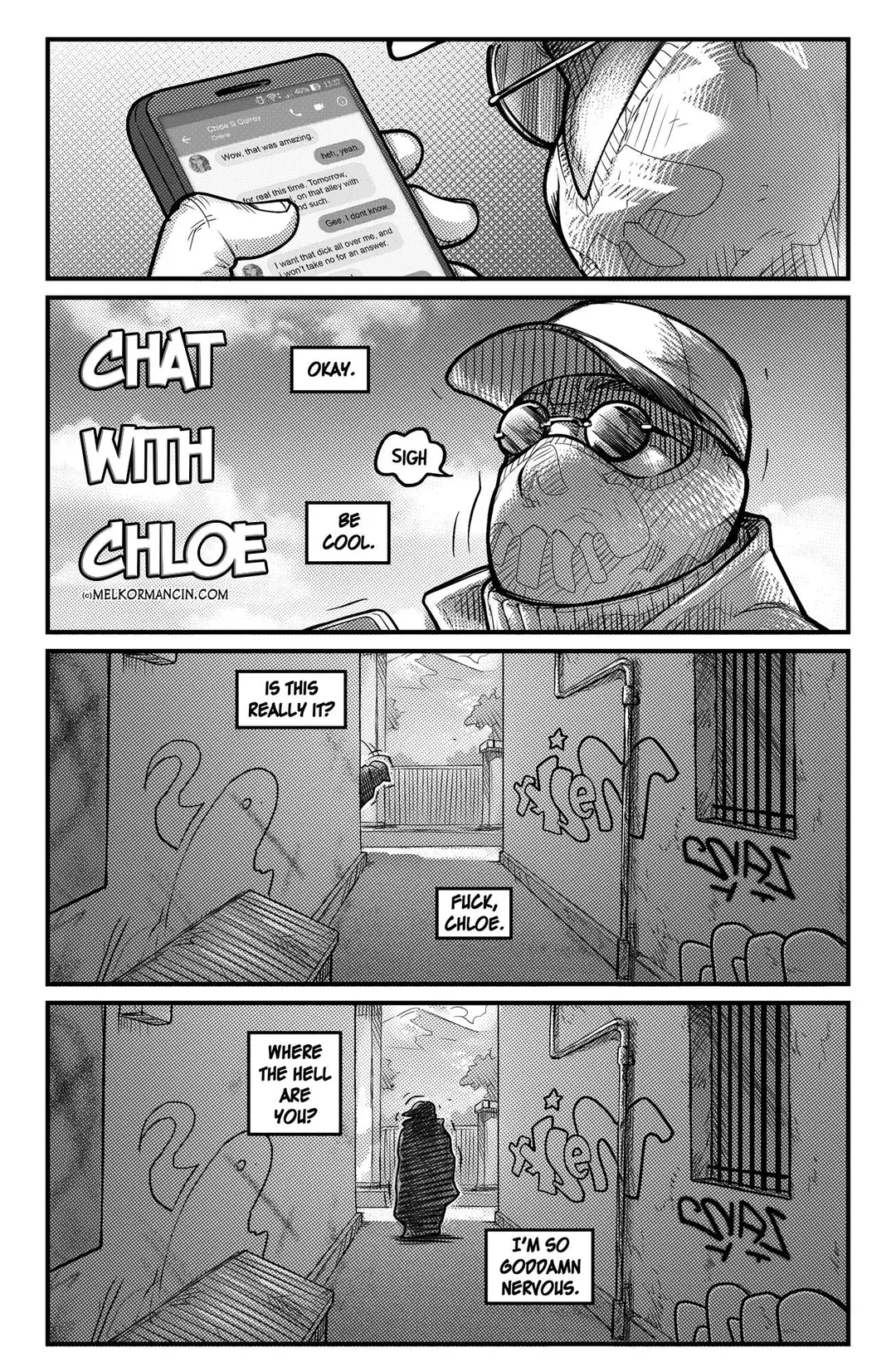 A Chat With Chloe Audio Porn Comic A Chat With Chloe – page 1