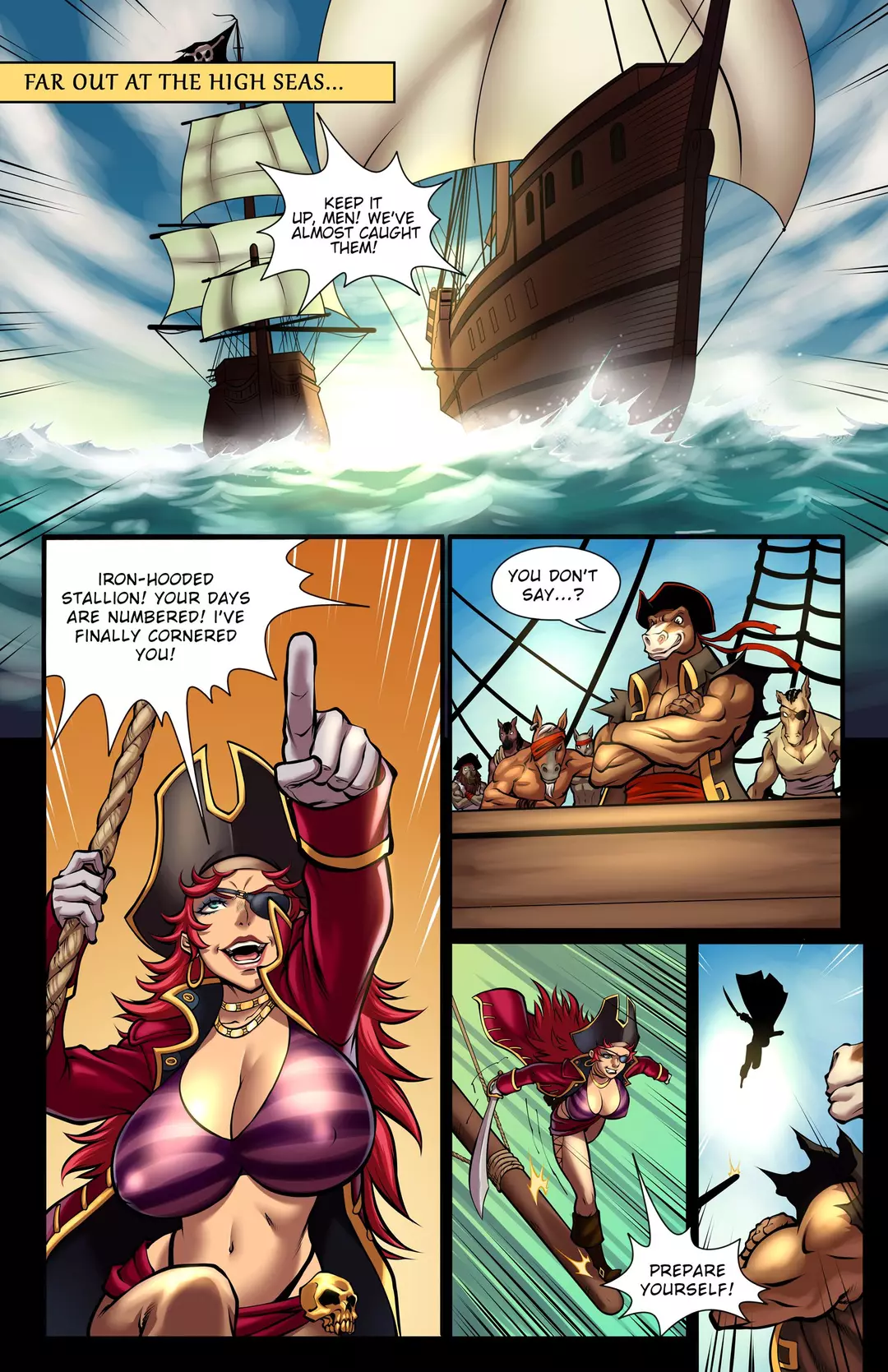 Crossed And Boned – page 1