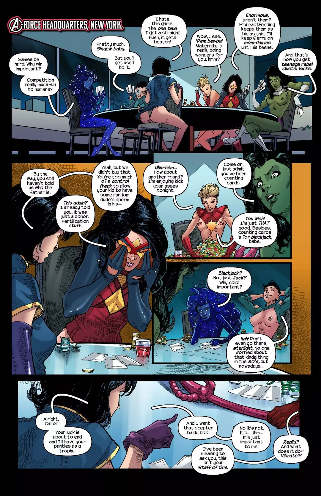 A-Force Strip Poker Stars – page 3