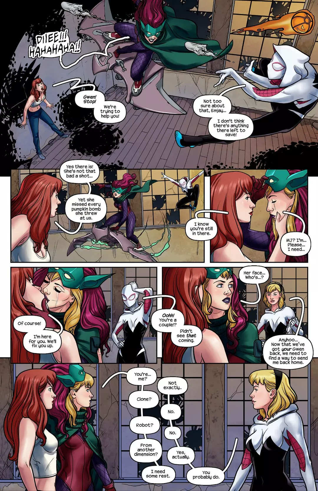 Ghost Spider VS. Green Goblin – page 3