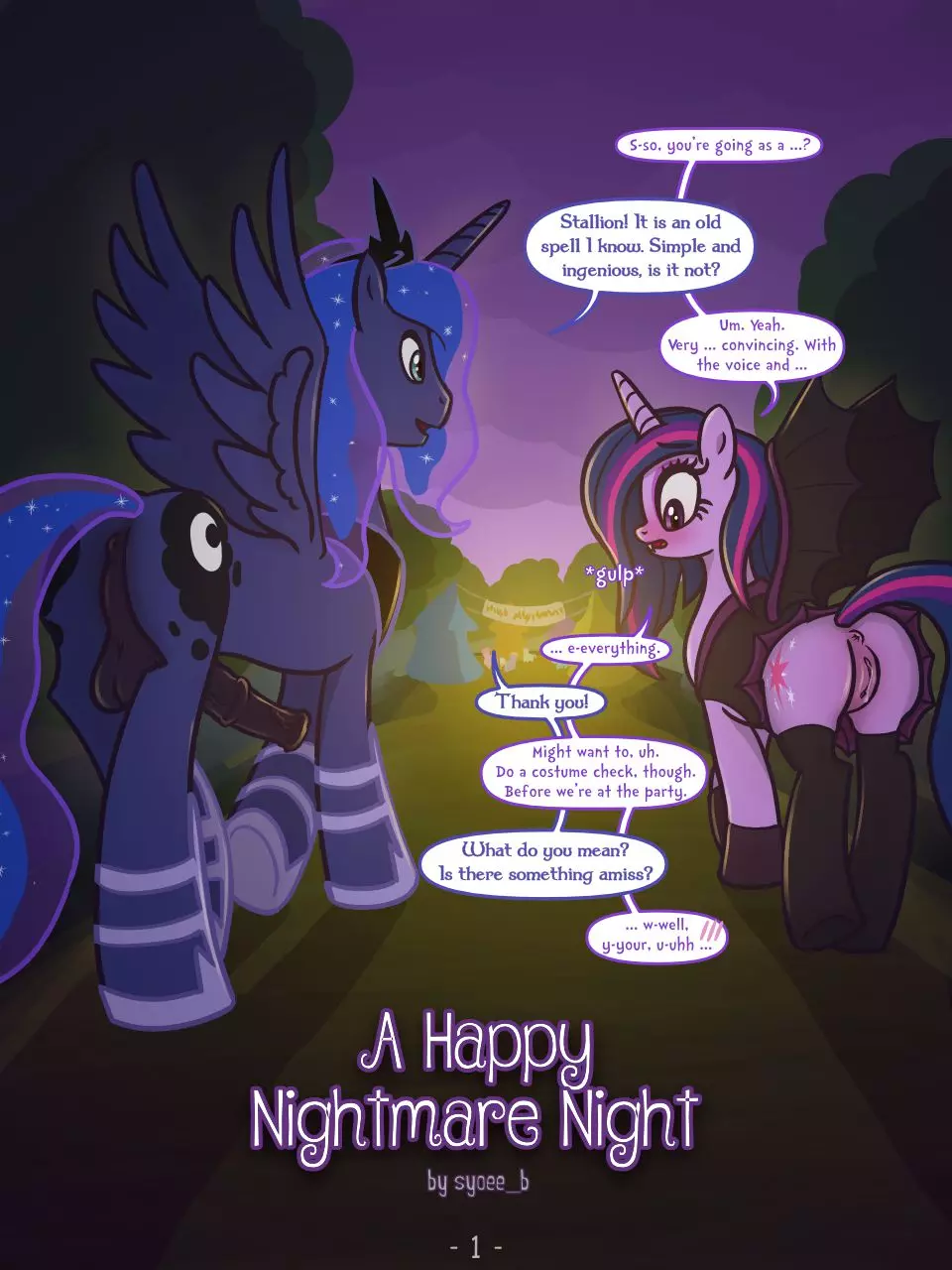 A Happy Nightmare Night – page 1
