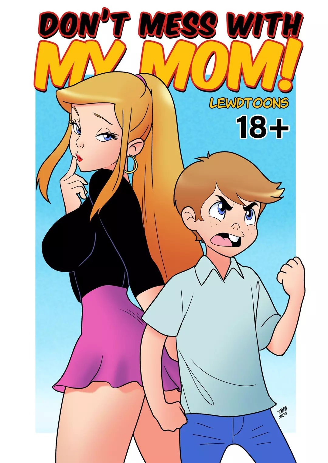 Don’t Mess With My Mom! Audio Porn Comic – page 1