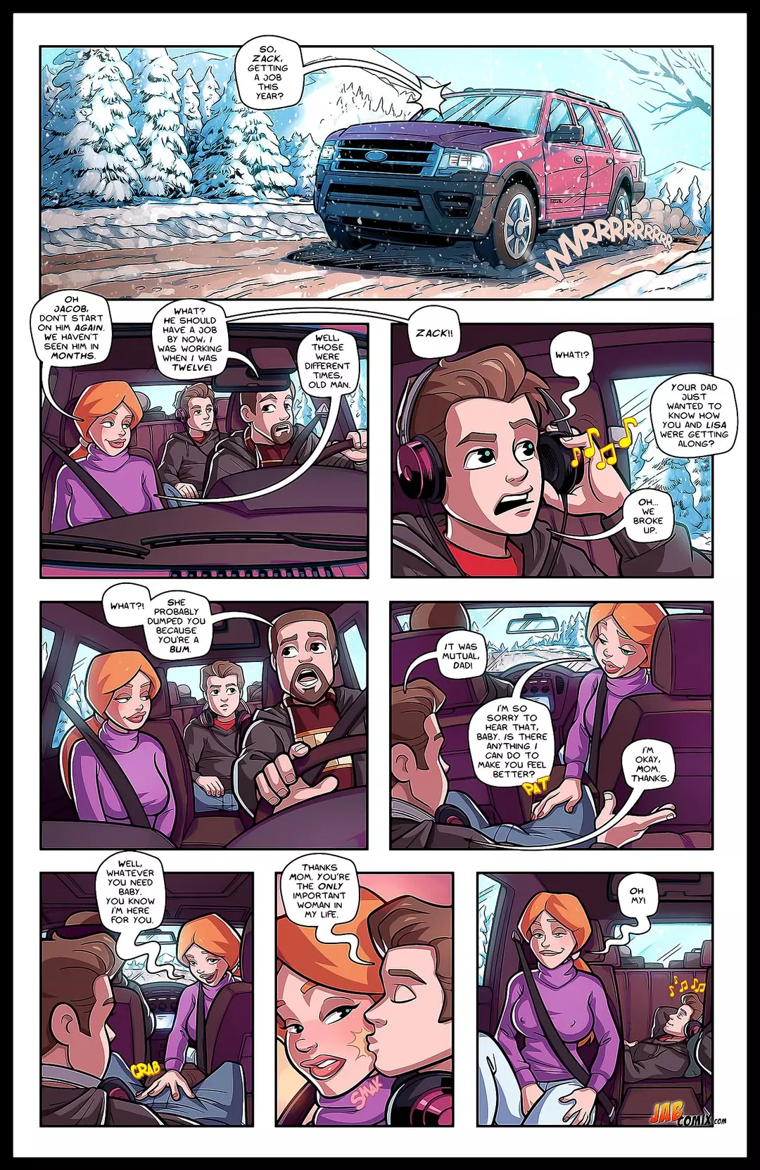 Snowed In Audio Porn Comic – page 2