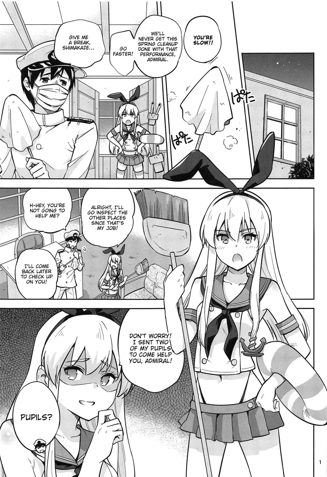 Together With Shigure And Hamakaze Wearing Zekamashi Outfits – page 2