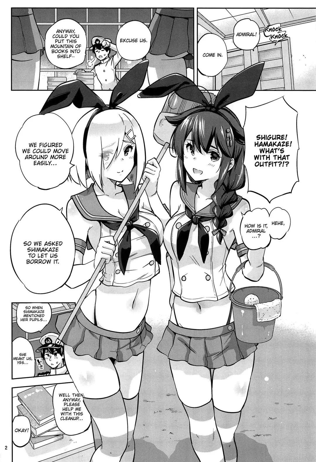 Together With Shigure And Hamakaze Wearing Zekamashi Outfits – page 3