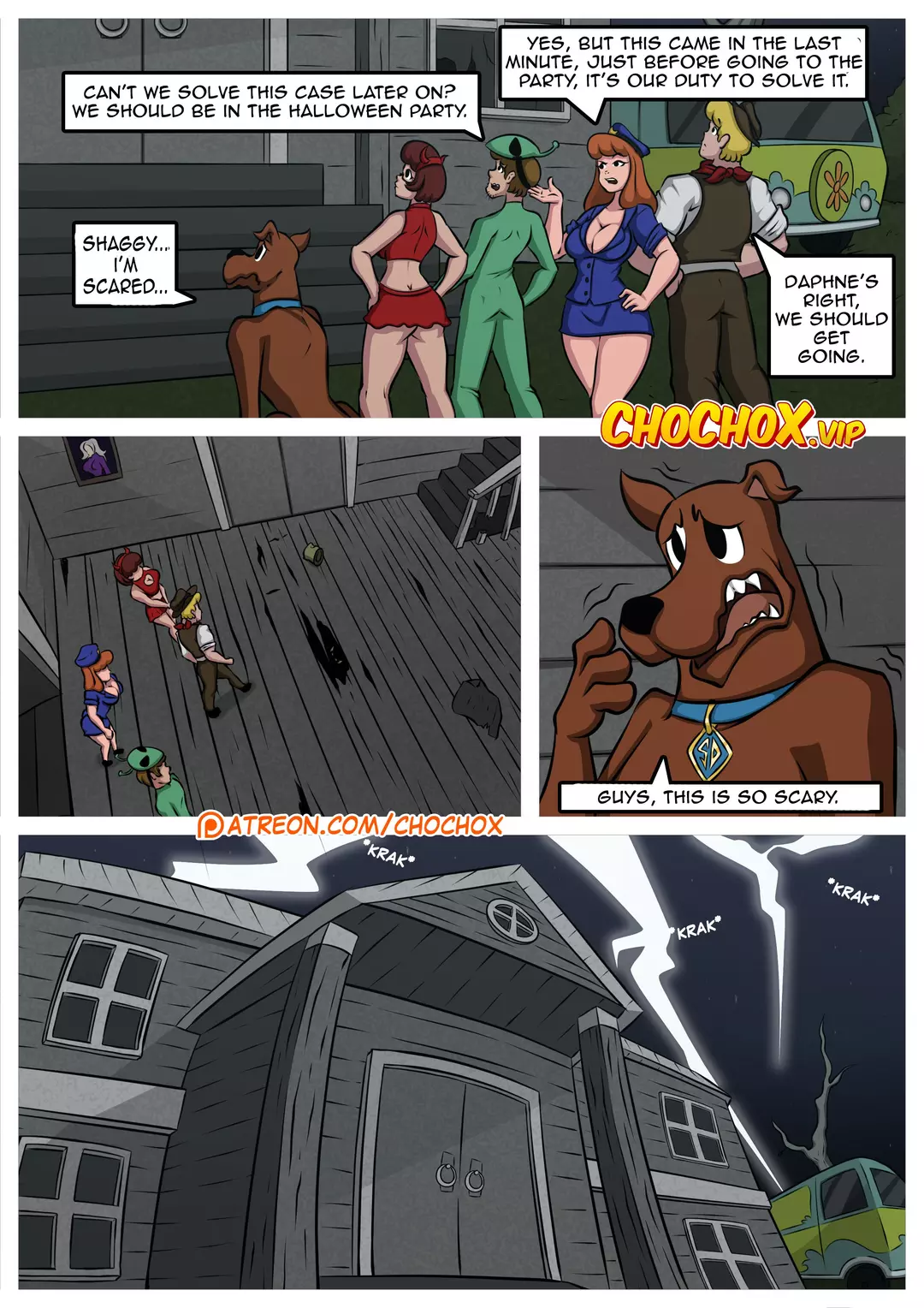 The Halloween Night Audio Porn Comic – page 2