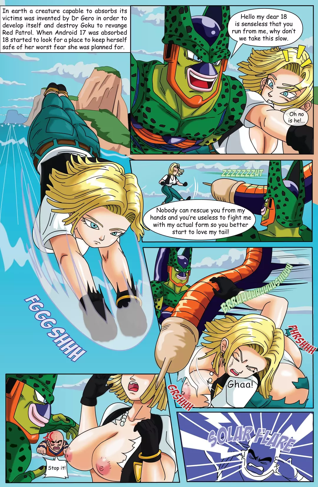 Android 18 Goes Inside Cell – page 3