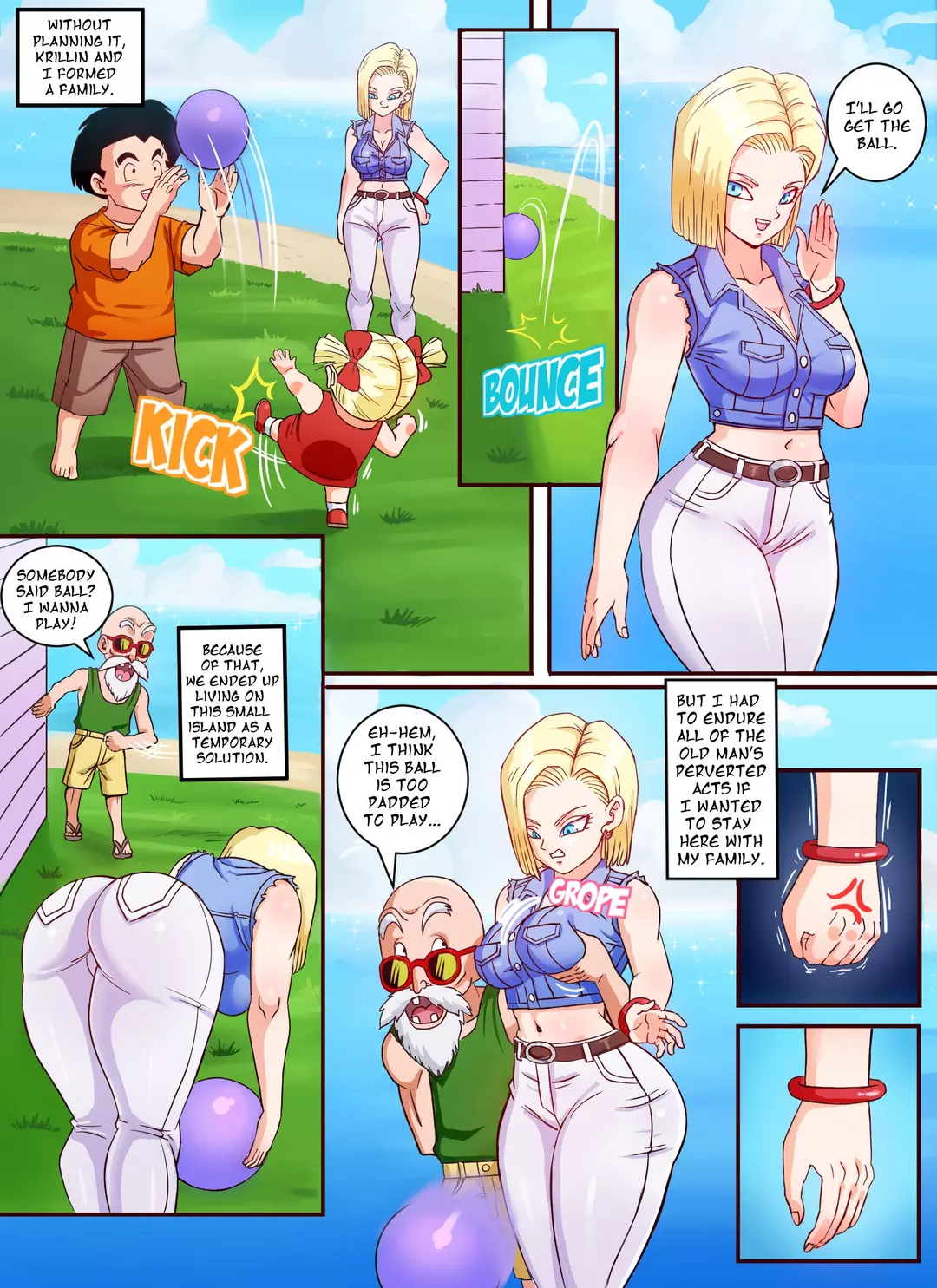 Android 18 And Master Roshi – page 2