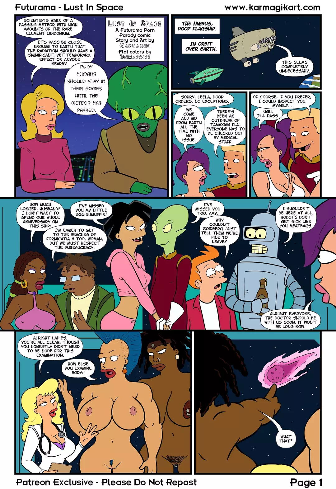 Lust In Space Chapter 1 – page 1