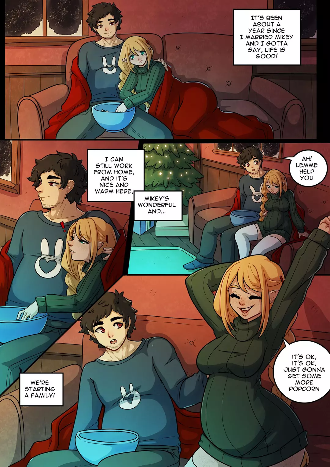 A Holly Holidays Audio Porn Comic Another Holly Holidays - Chapter 2 – page 3