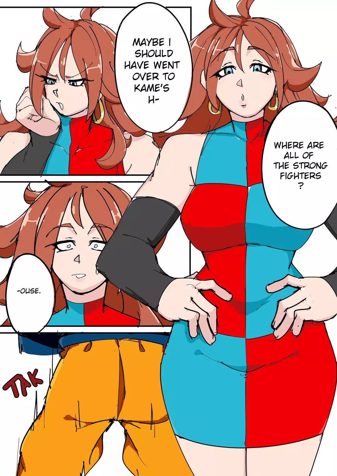 Android 21 gets her body stolen – page 1