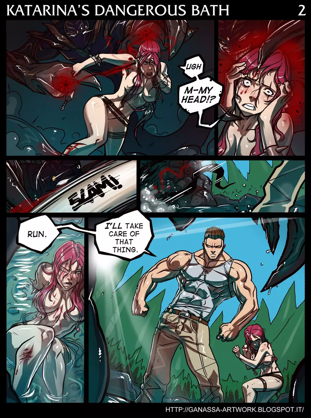 Katarina’s Dangerous Bath – page 2