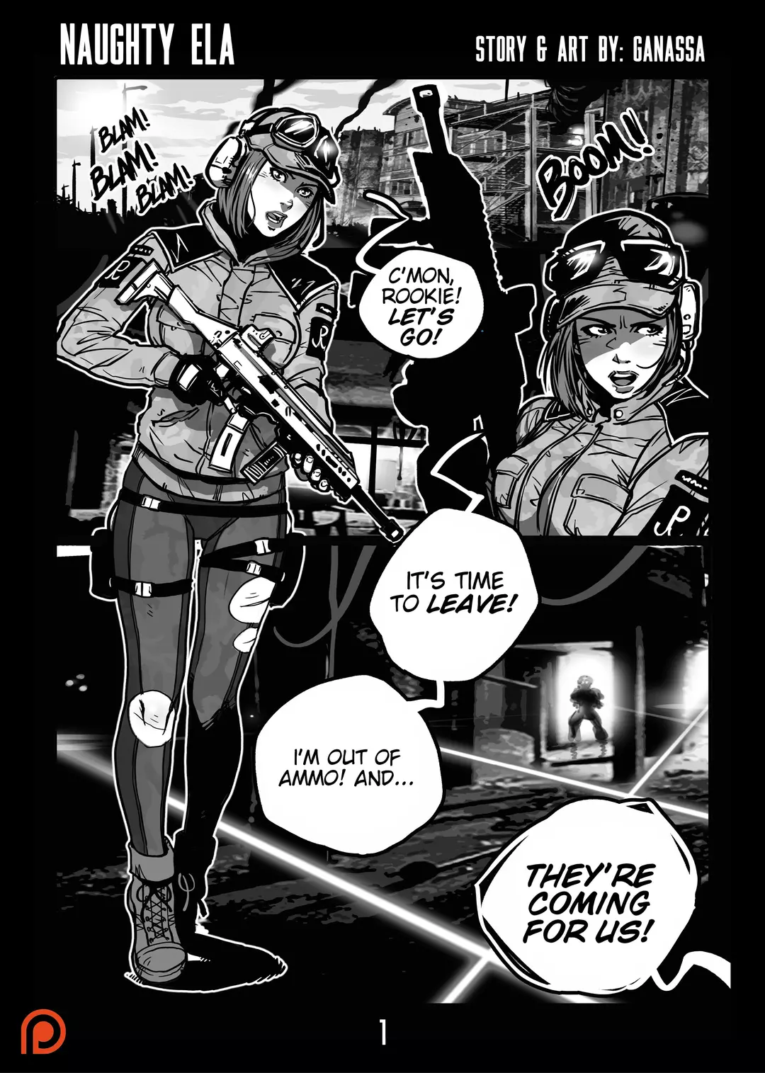 Naughty Ela – page 1