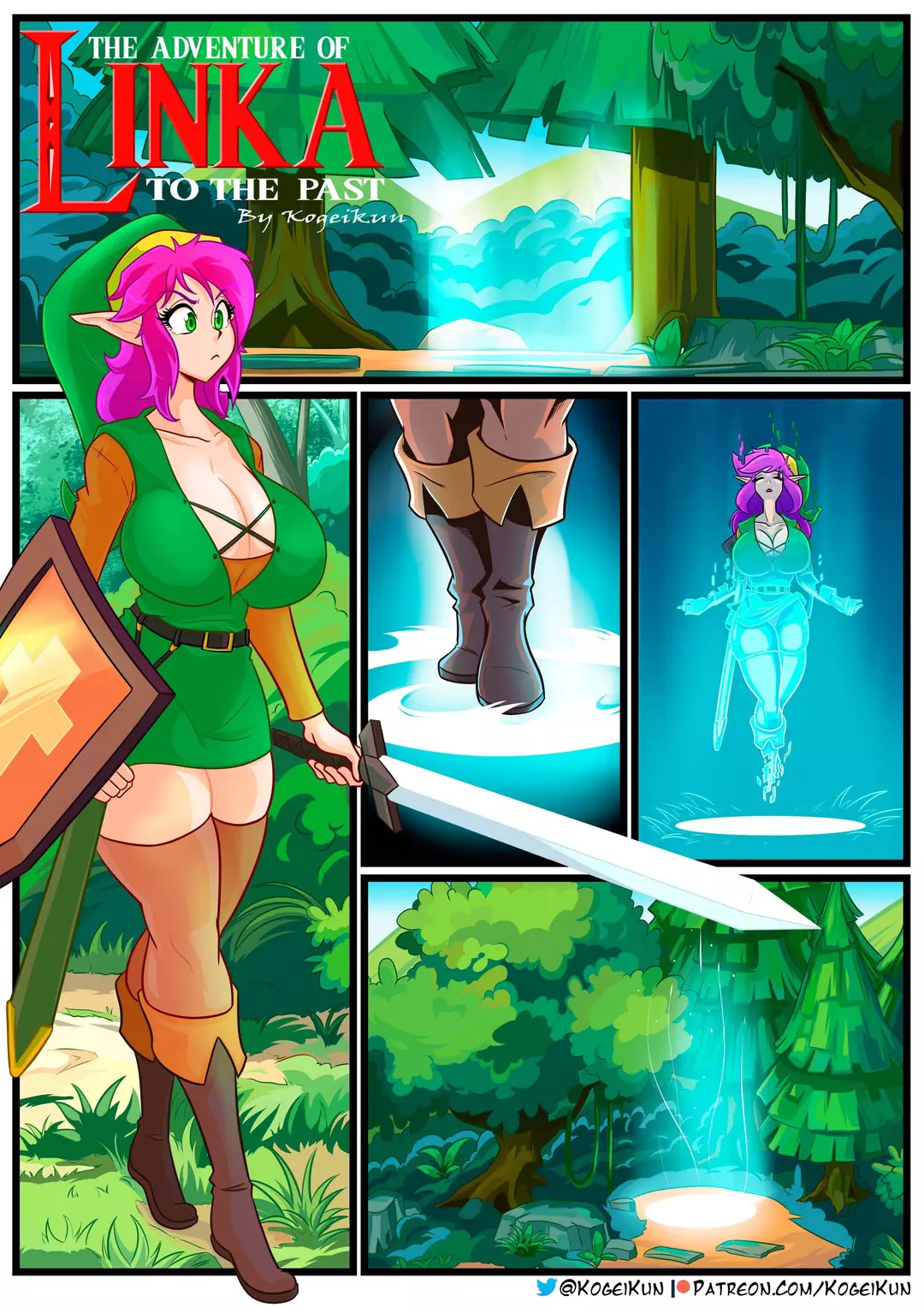 The Adventure of Linka to the Past – page 1