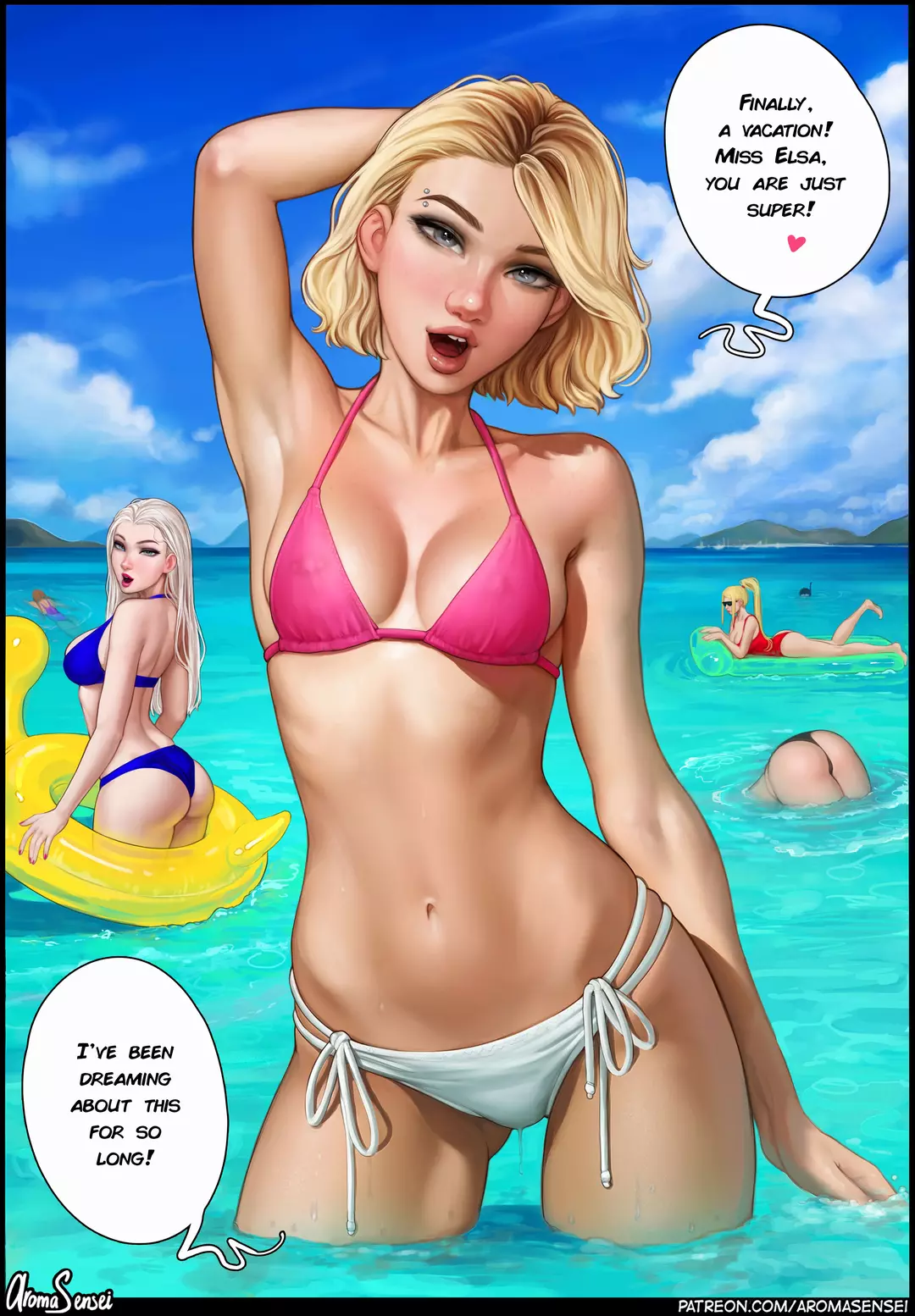 Hot Holidays at Frozen Inc. Chapter 1.1 – page 3