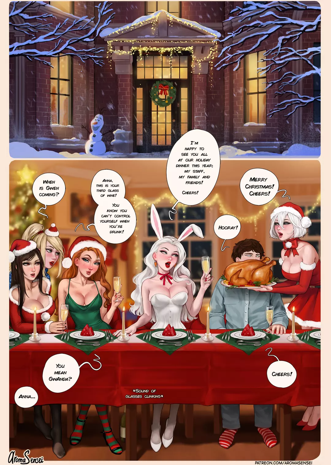 Frozen Inc Christmas Party 2022 Shemale - Chapter 1 – page 1