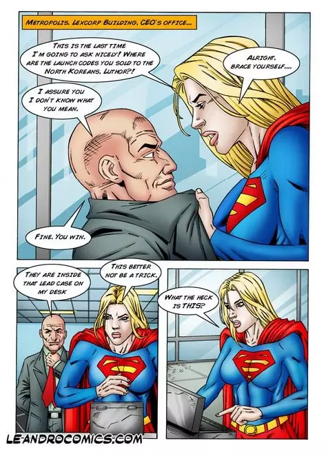 Supergirl vs. Lex Luthor: The Sexy Interrogation Session! – page 2