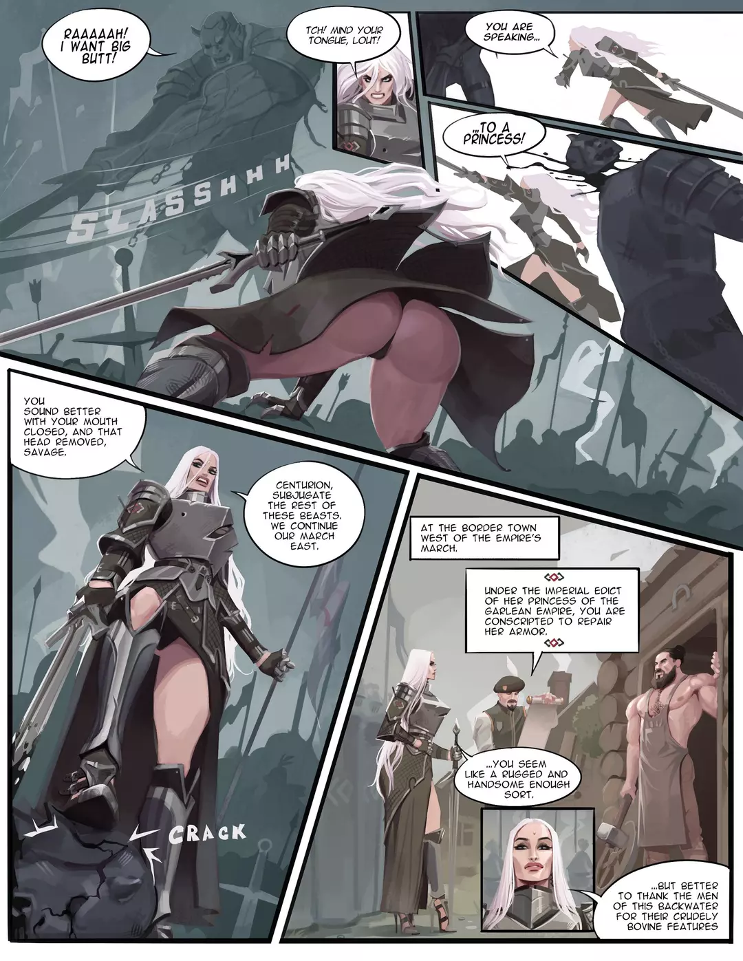 Angelise Reiter comic – page 1