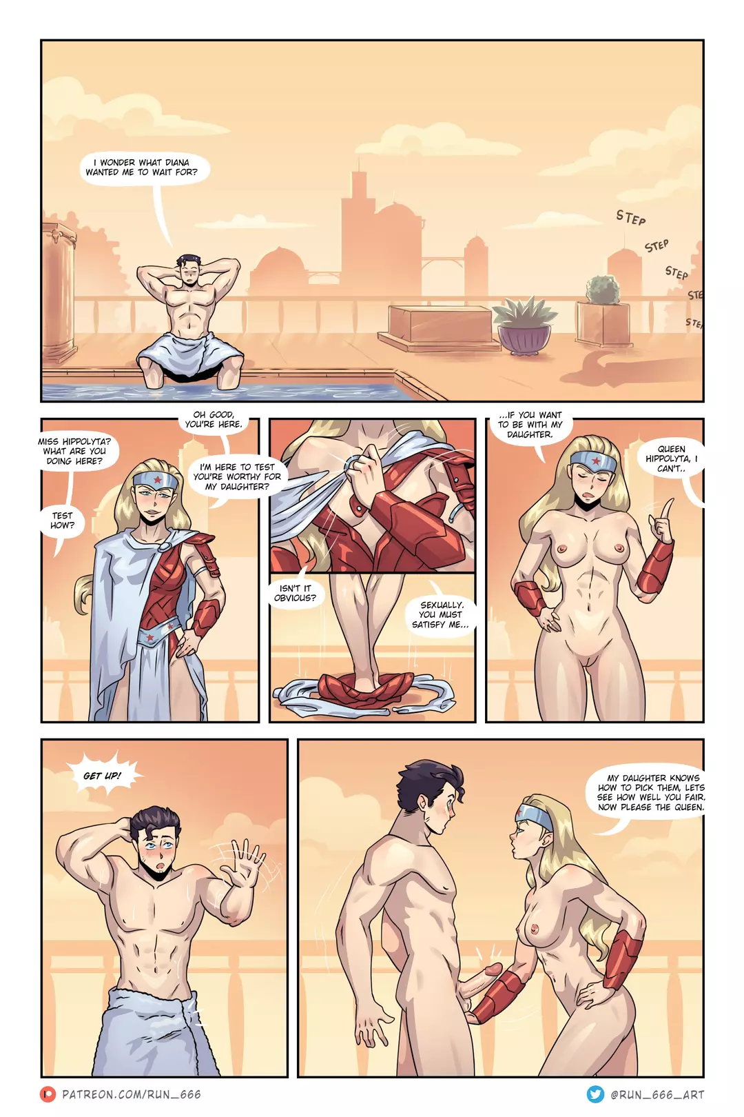 The Labors of the Amazons Audio Porn Comic – page 2