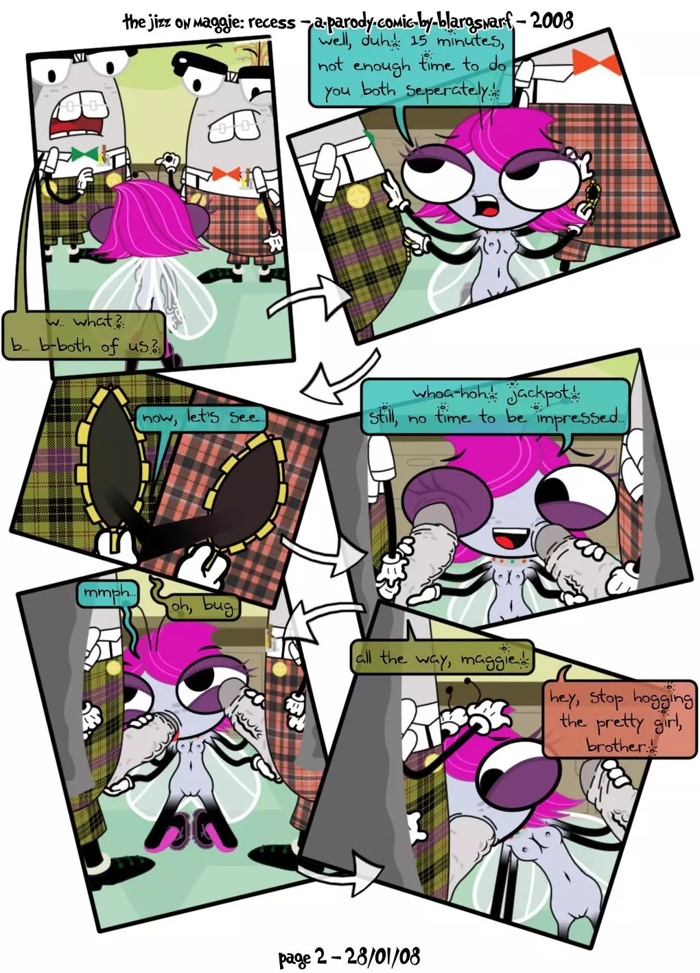 The Jizz on Maggie: Recess – page 2