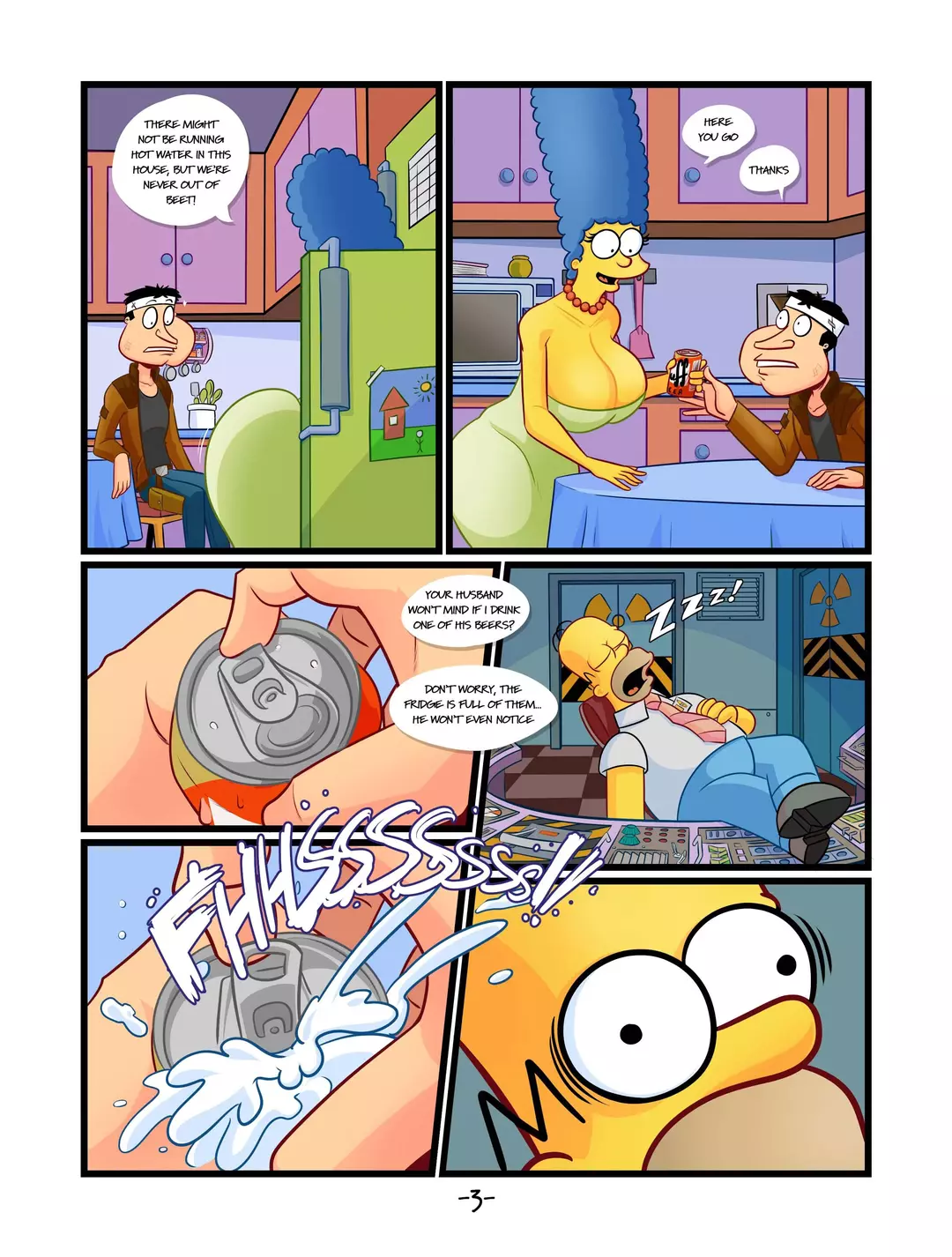 Quagmire – Into The Multiverse Audio Porn Comic Quagmire - Into The Multiverse - Chapter 2 (Family Guy, The Simpsons) – page 3