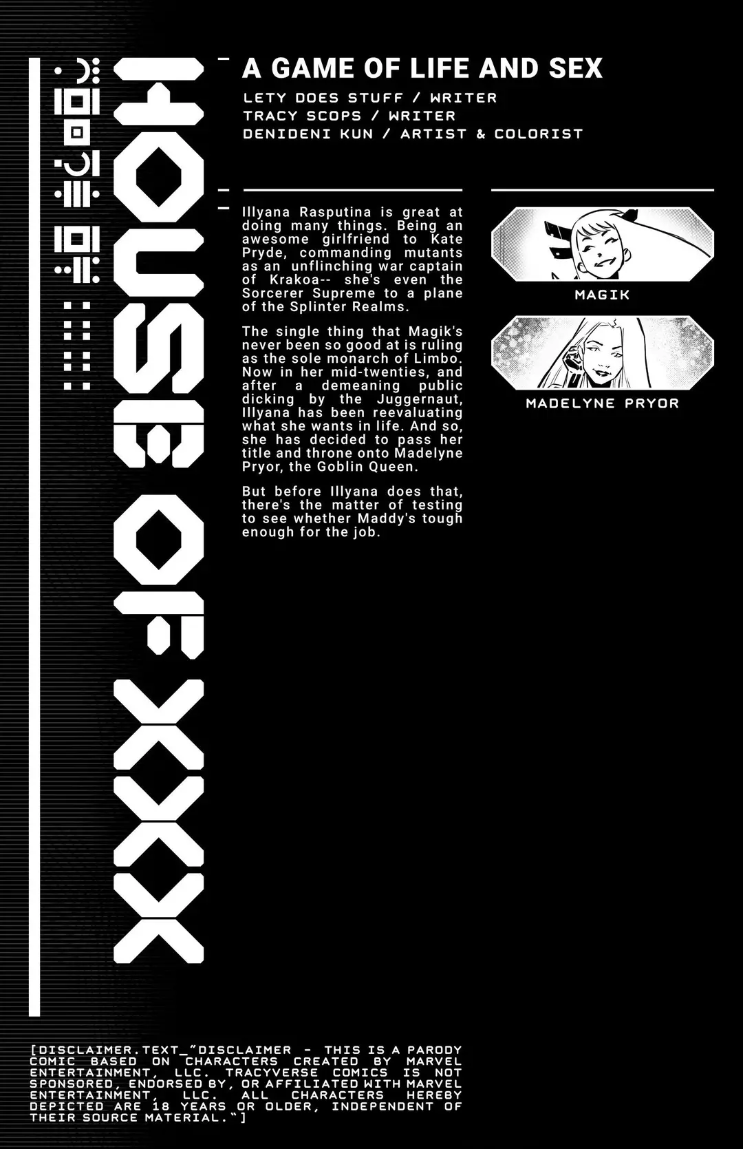 House Of XXX – Jugger Slut House Of XXX - A Game Of Life And Sex - Chapter 2 – page 2