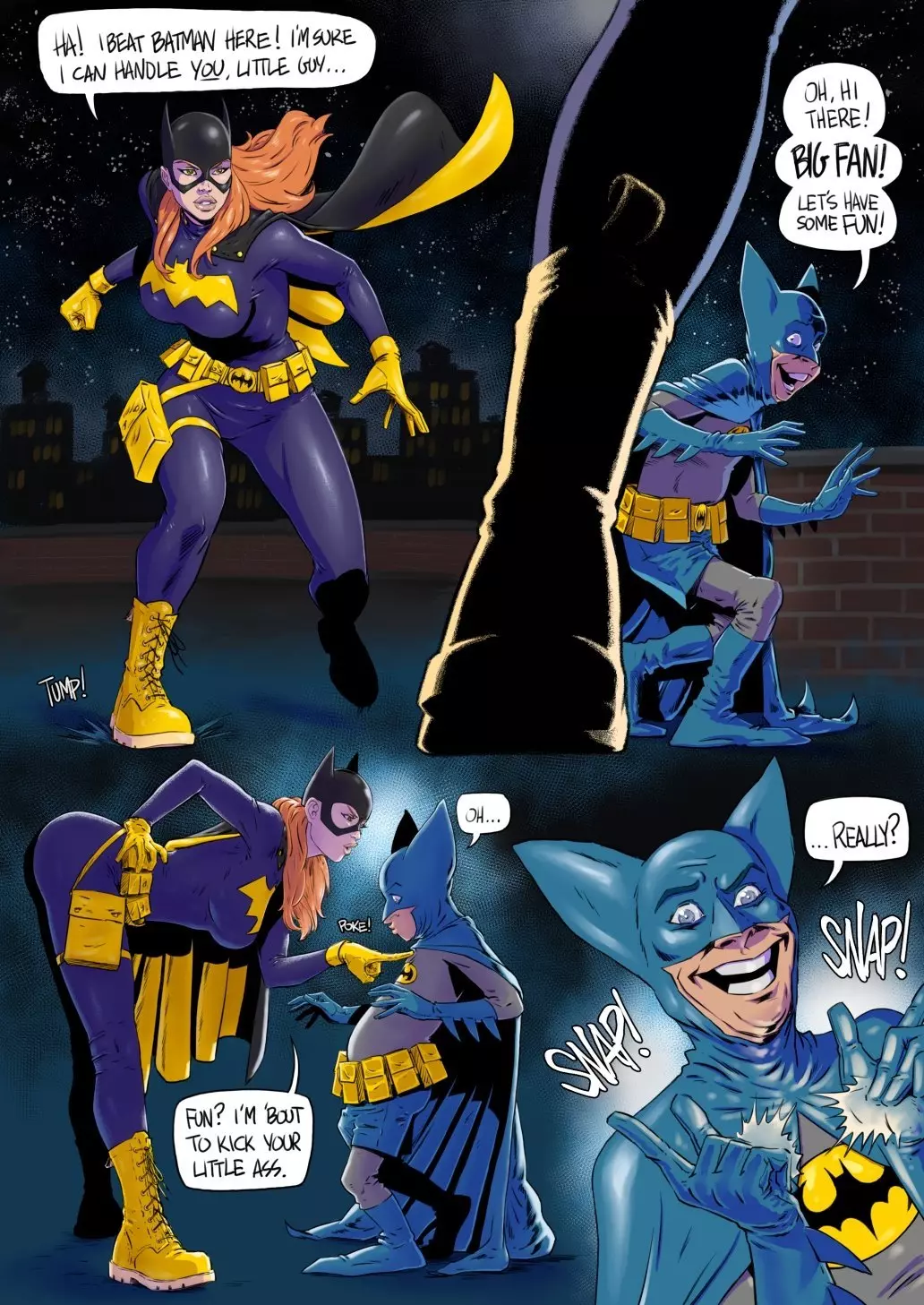 Bat Girl vs Bat Mite – page 1