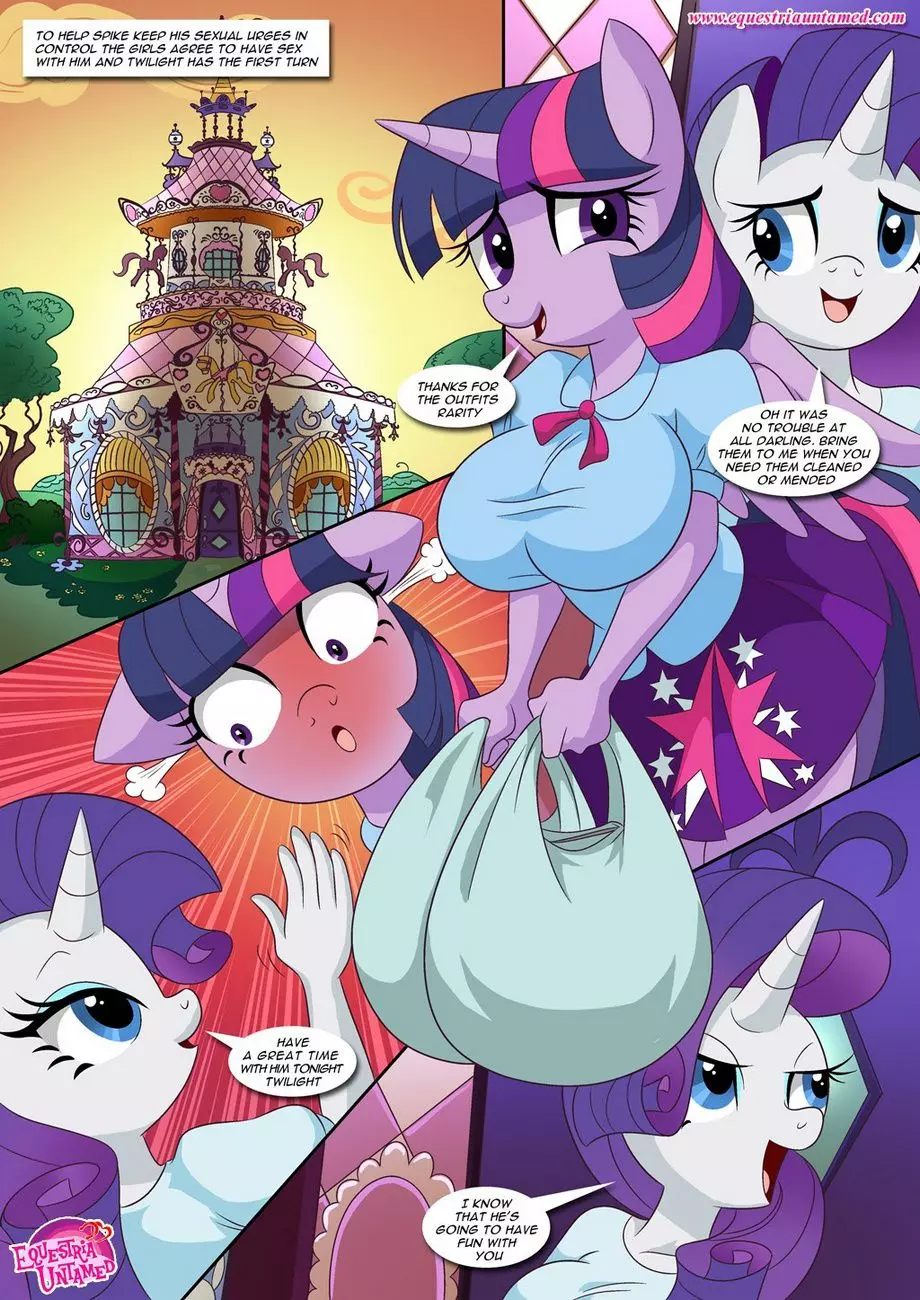 Spike’s Harem Sex Ed With Miss Twilight Sparkle - Chapter 2 (My Little Pony - Friendship Is Magic) – page 2