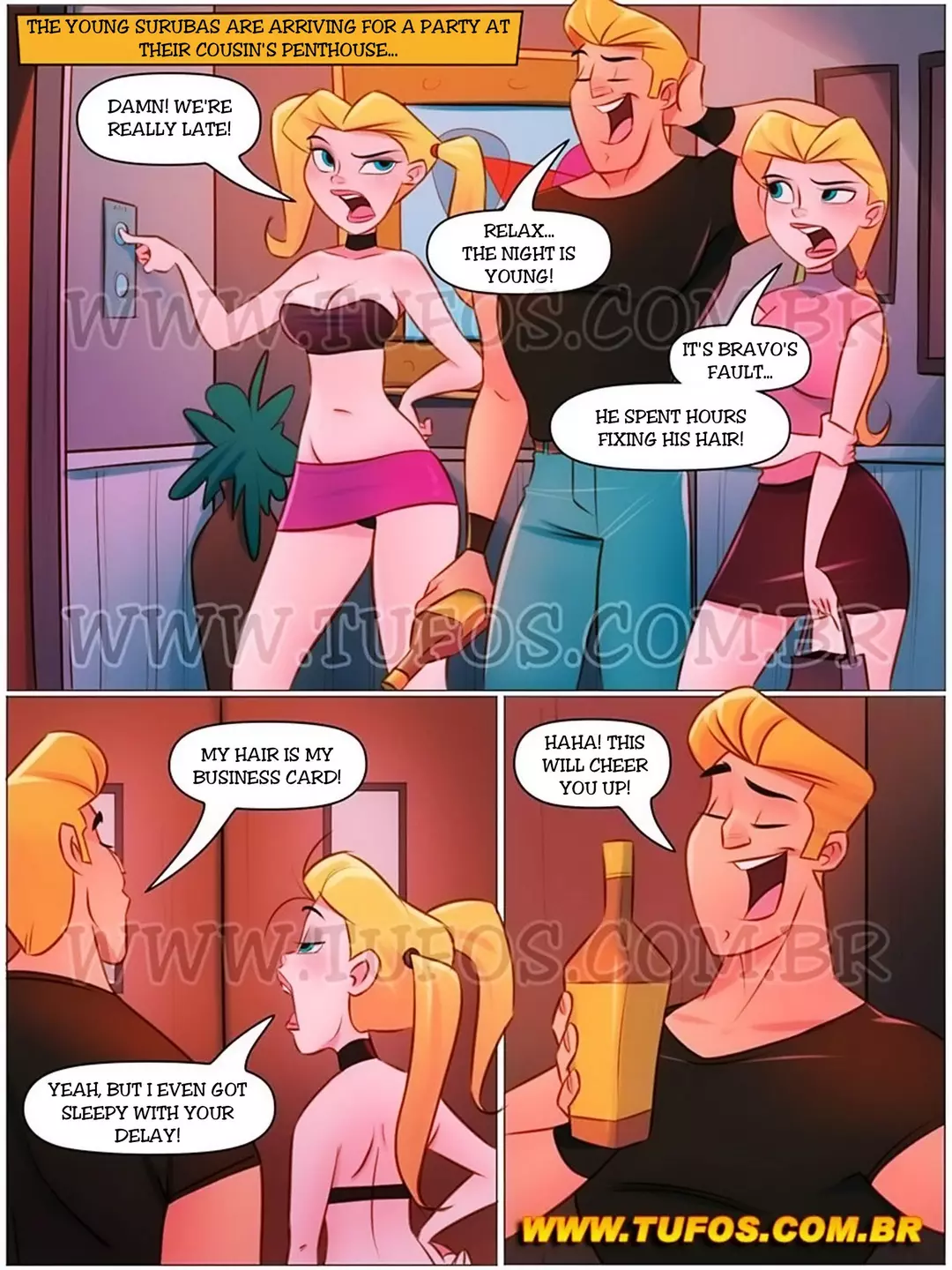 Familia Suruba Audio Porn Comic Família Suruba 9 - Elevator breakdown – page 2