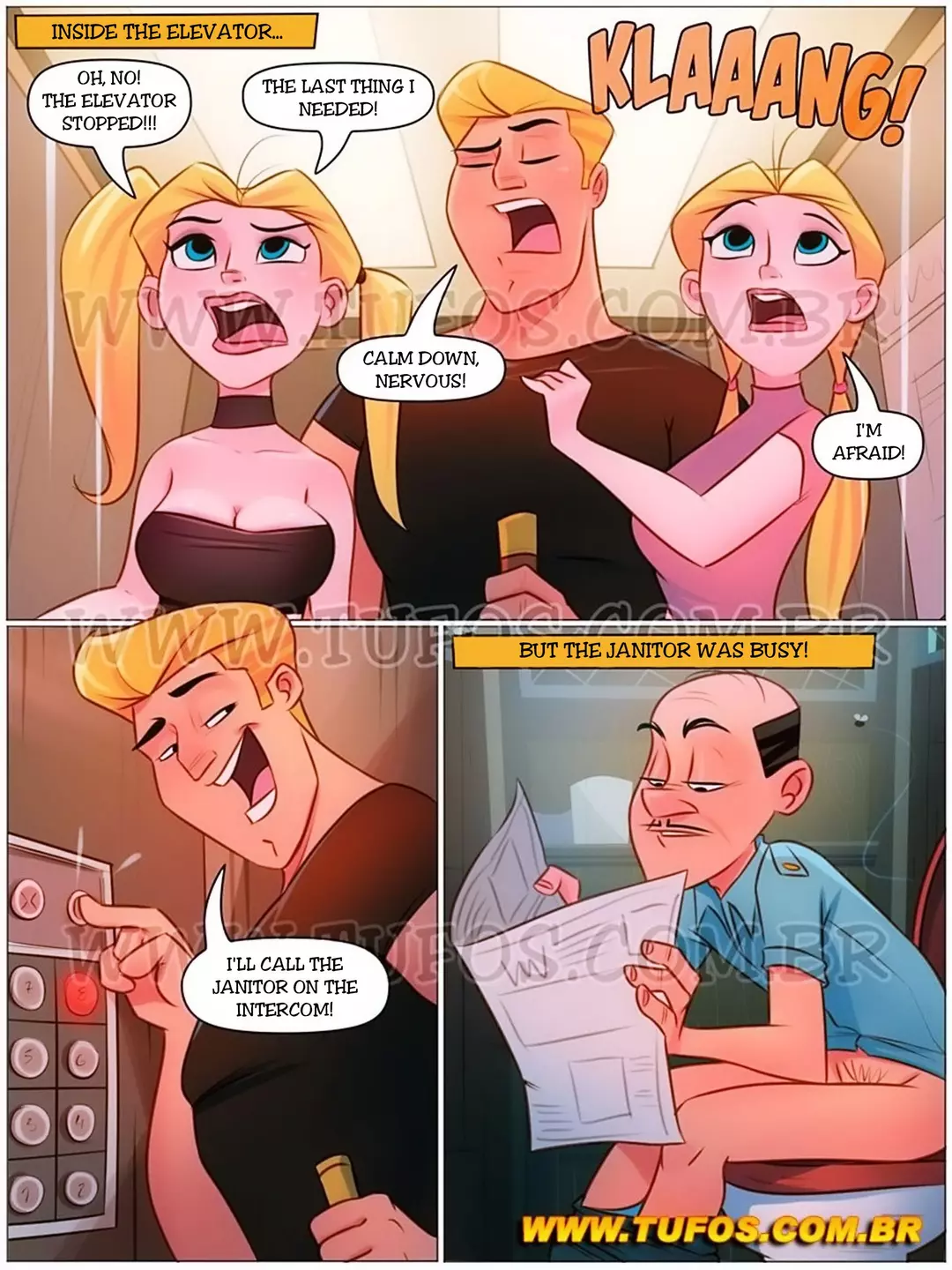 Familia Suruba Audio Porn Comic Família Suruba 9 - Elevator breakdown – page 3