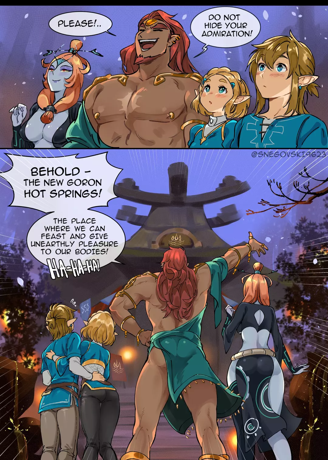 Zelda’s Double Date Audio Porn Comic – page 2