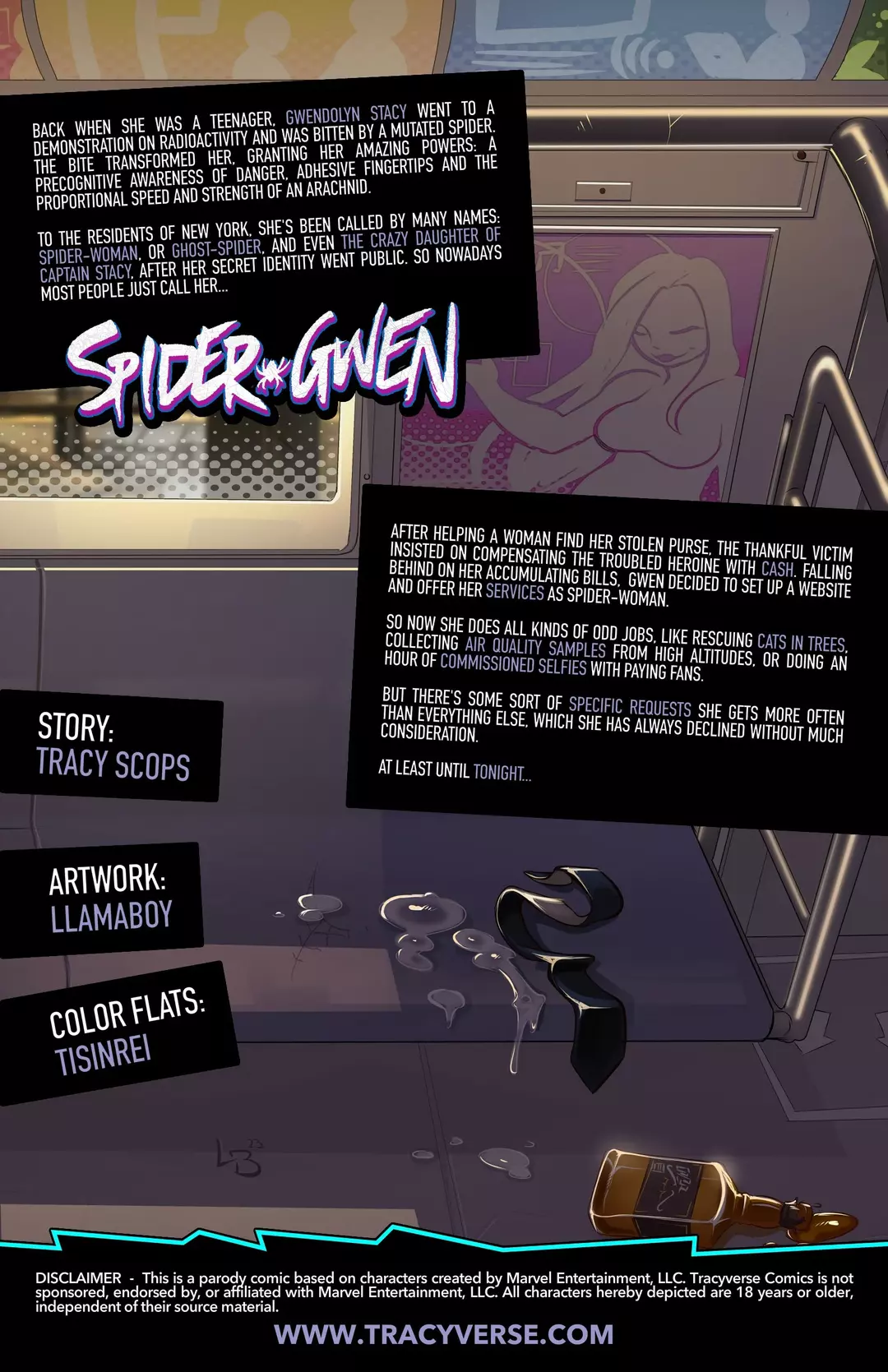 Spider-Gwen: Queen of F-Train Chapter 1 – page 2