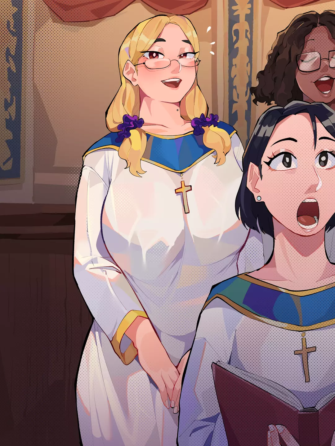 Abigail Audio Porn Comic (Karen's daughter) ft. Lydia – page 3