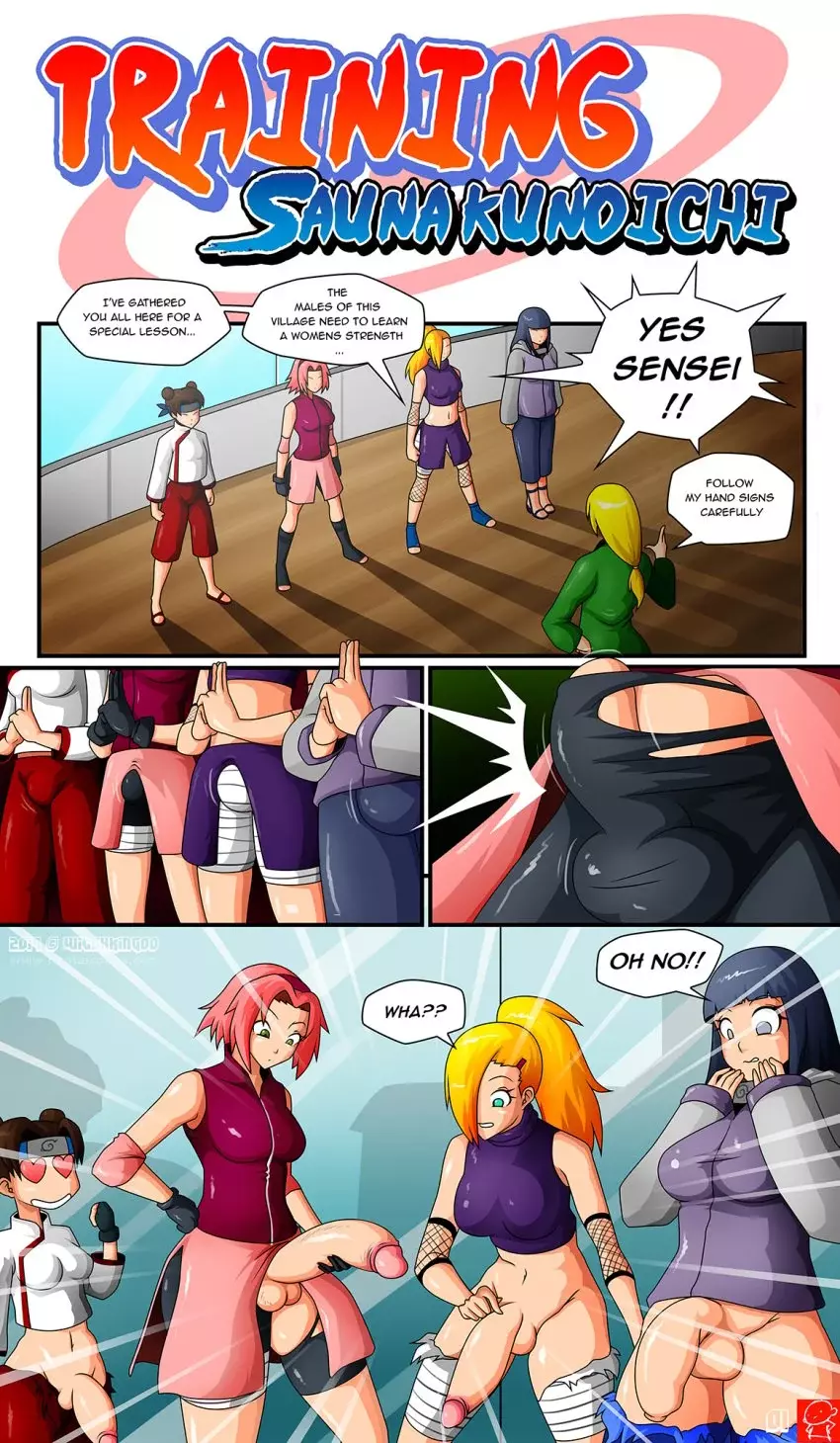 Training Sauna Kunoichi – page 1