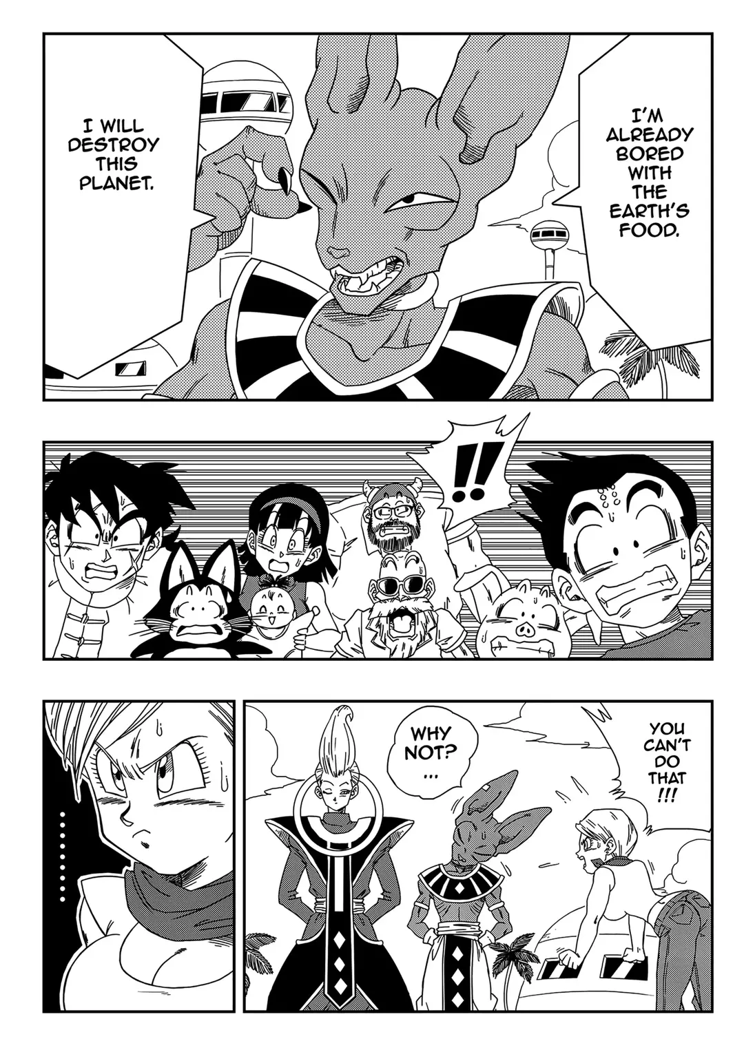 No One Can Go Against Beerus! Bulma Saves the Earth – page 3