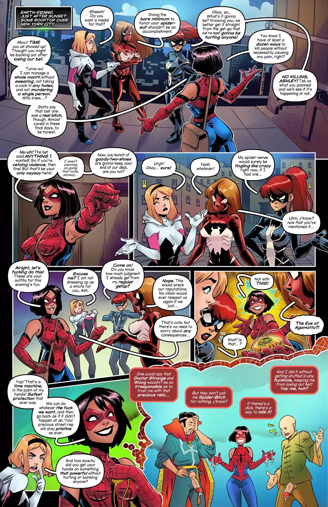 Sluttish Spider Bitches’ Night Out – page 3