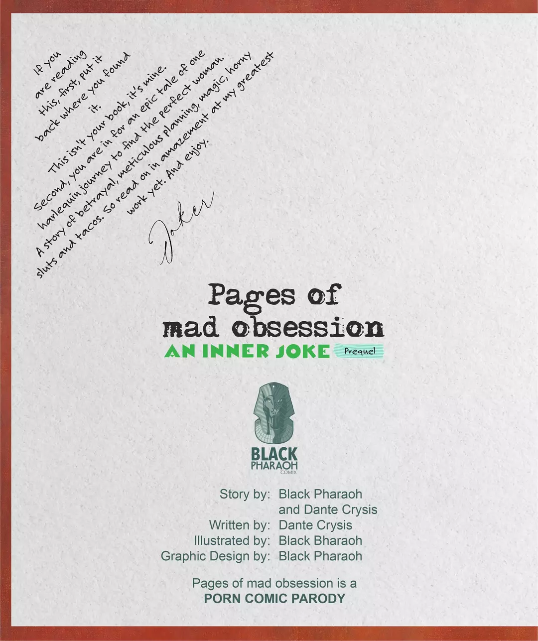Pages of Mad Obsession – page 2